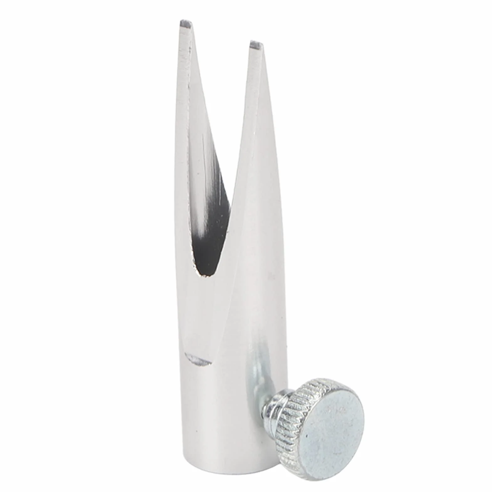 Pongnas Taille-crayon à Sourcils Professionnel en Forme de Bec de Canard, Argent avec Vis et Boîte de Rangement