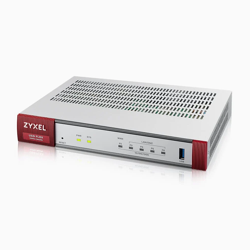 Zyxel USGFLEX50 ZyWALL VPN Routeur pare-feu de sécurité réseau | Matériel uniquement | Particuliers et petites entreprises | Jusqu'à 25 utilisateurs | Option Nebula Cloud