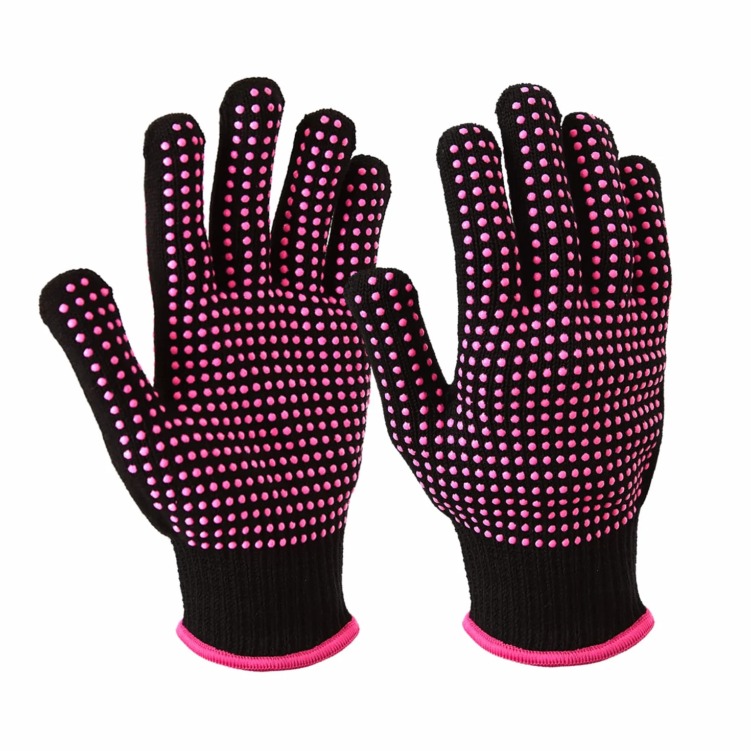Gants silicone résistants à la chaleur thermiques pour coiffure bouclée