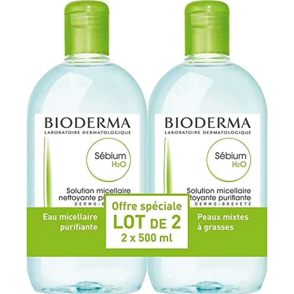 Bioderma Sébium H2O Solution Micellaire 2 x 500 ml