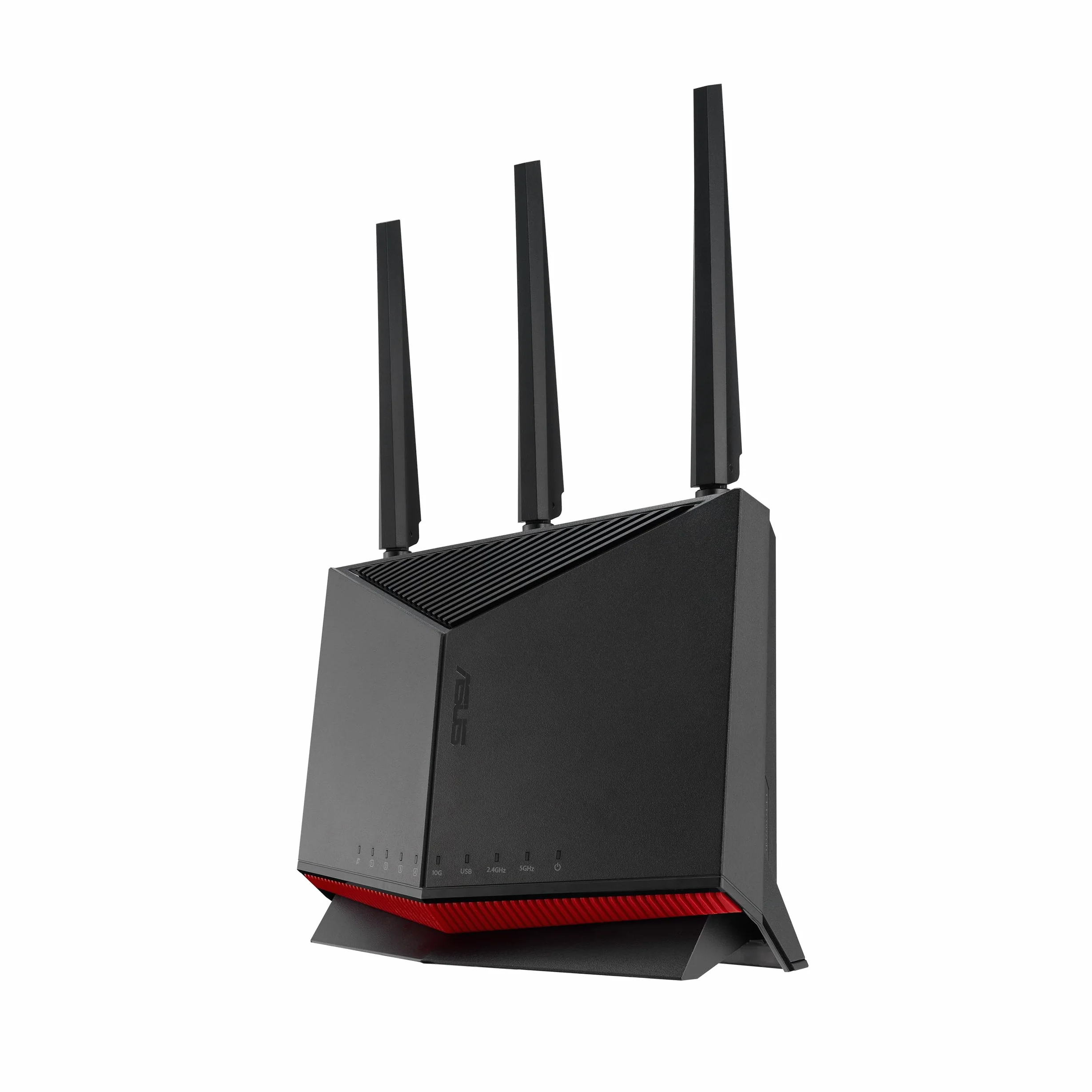 ASUS RT-BE86U BE6800 Routeur Wi-FI Double Bande, Prend en Charge 4096-QAM, MLO, Reconnaissance KI-WAN, AiMesh, sécurité réseau sans abonnement et Fonctions VPN complètes, Guest Network Pro, Gaming