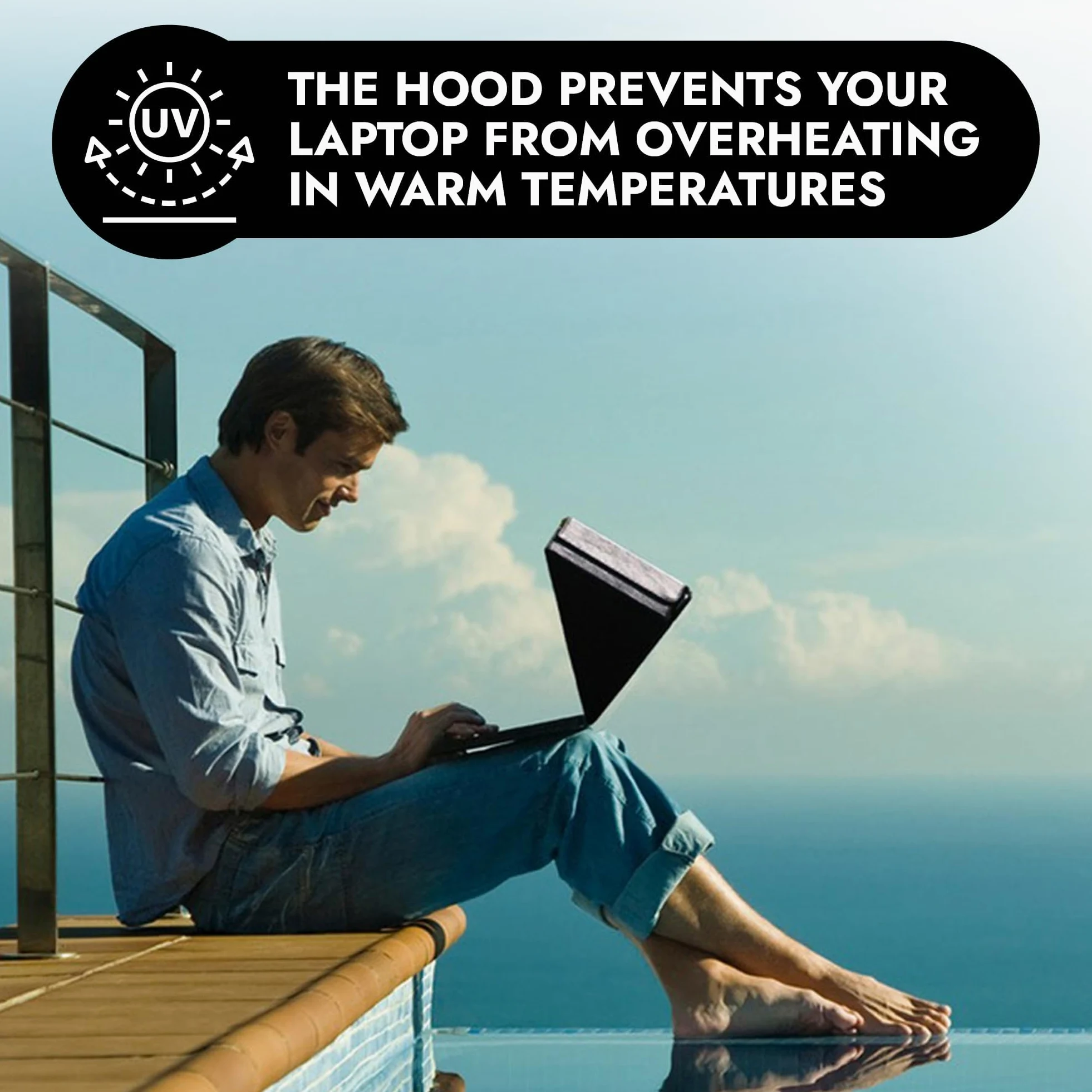 Pare-Soleil et Housse de Protection visuelle | Universel pour Tous Les MacBook 13