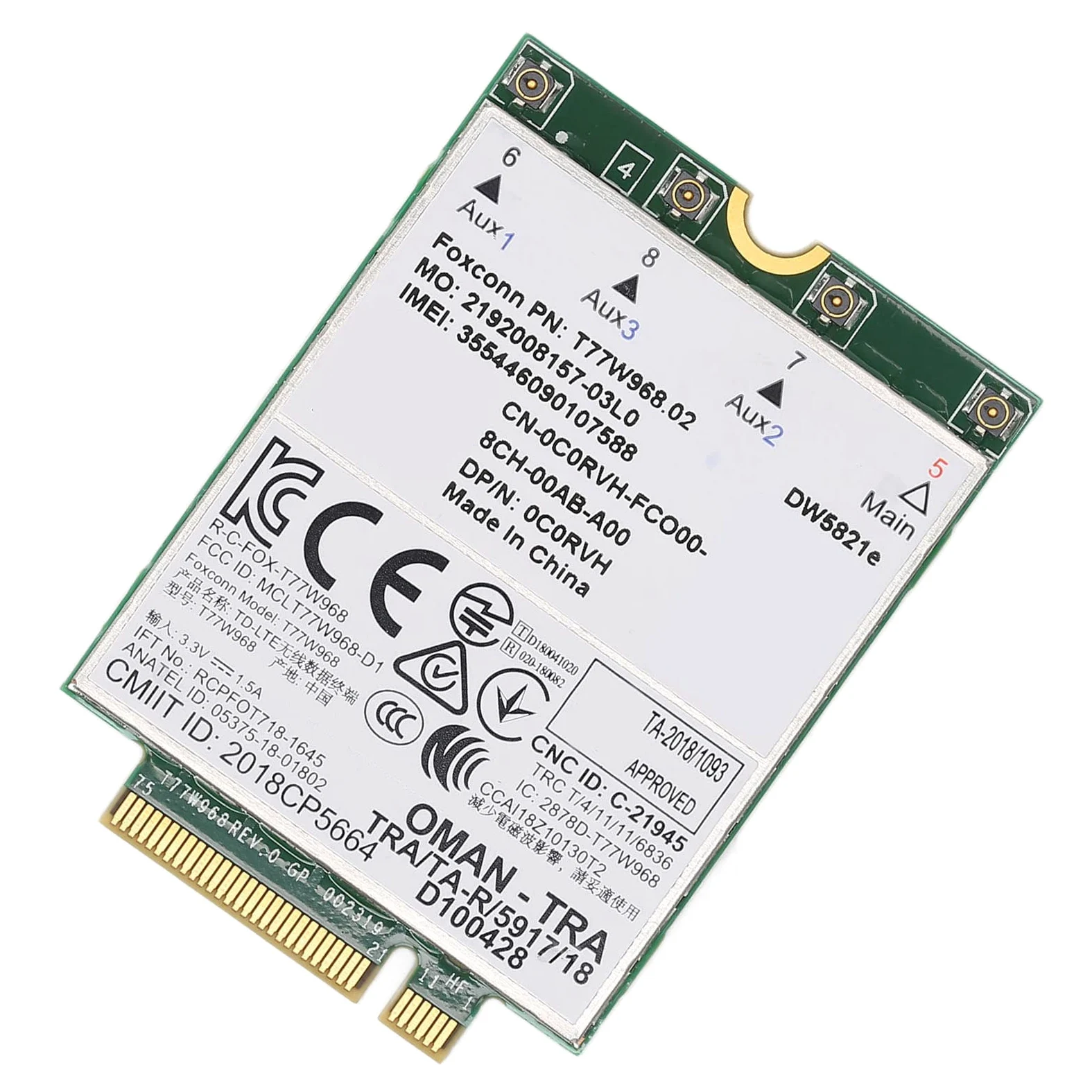Carte Réseau sans Fil, Transmission Rapide 3G 4G 5G pour Ordinateur Portable, Carte WiFi, Prise en Charge USB, GPS, Mini PCB
