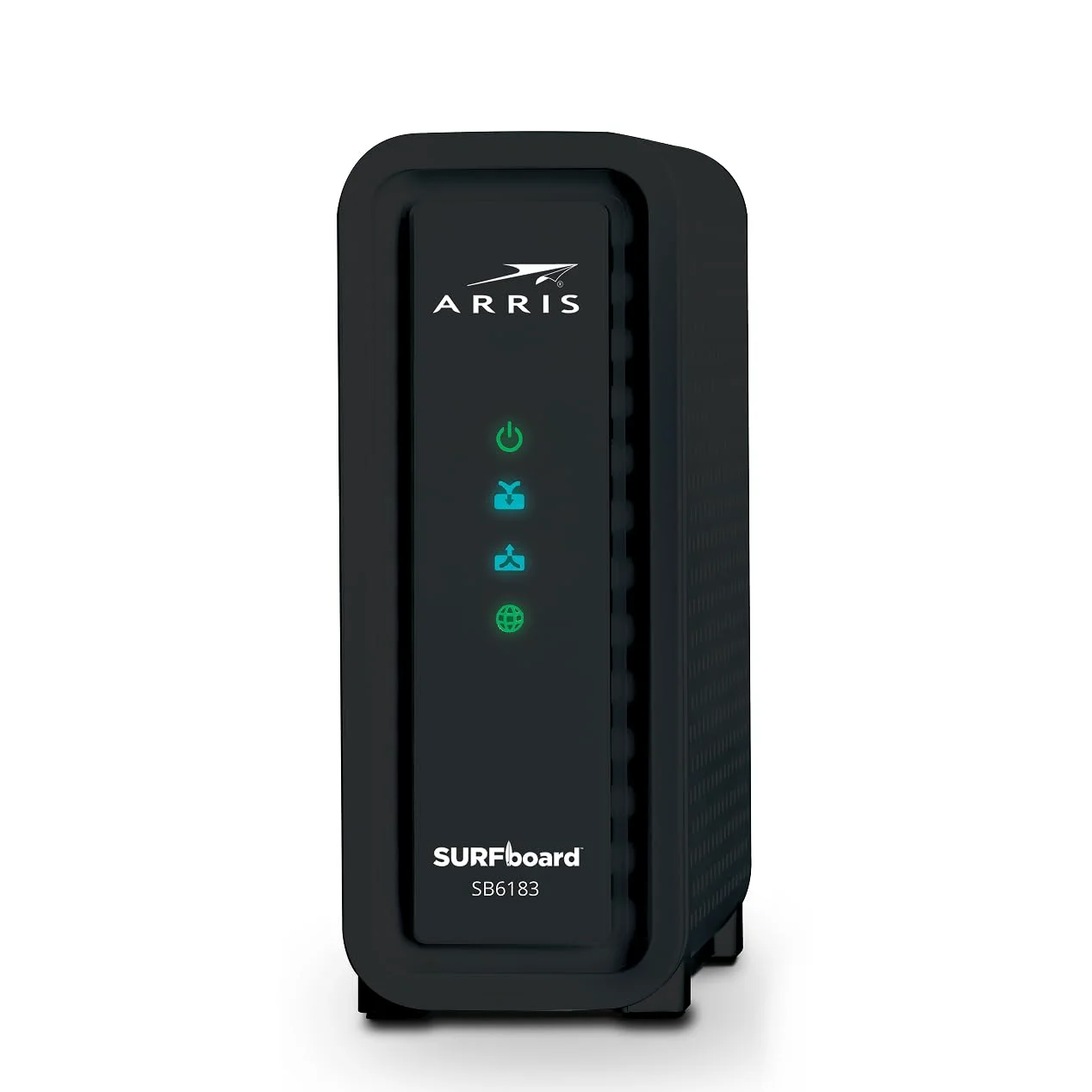 ARRIS SB6183 Modem câble – Modem câble DOCSIS 3.0 16 x 4 Gigabit Rapide, pour Comcast Xfinity, Cox, Spectrum et Plus, Port 1 Gbit/s, Vitesse Internet maximale de 400 Mbit/s