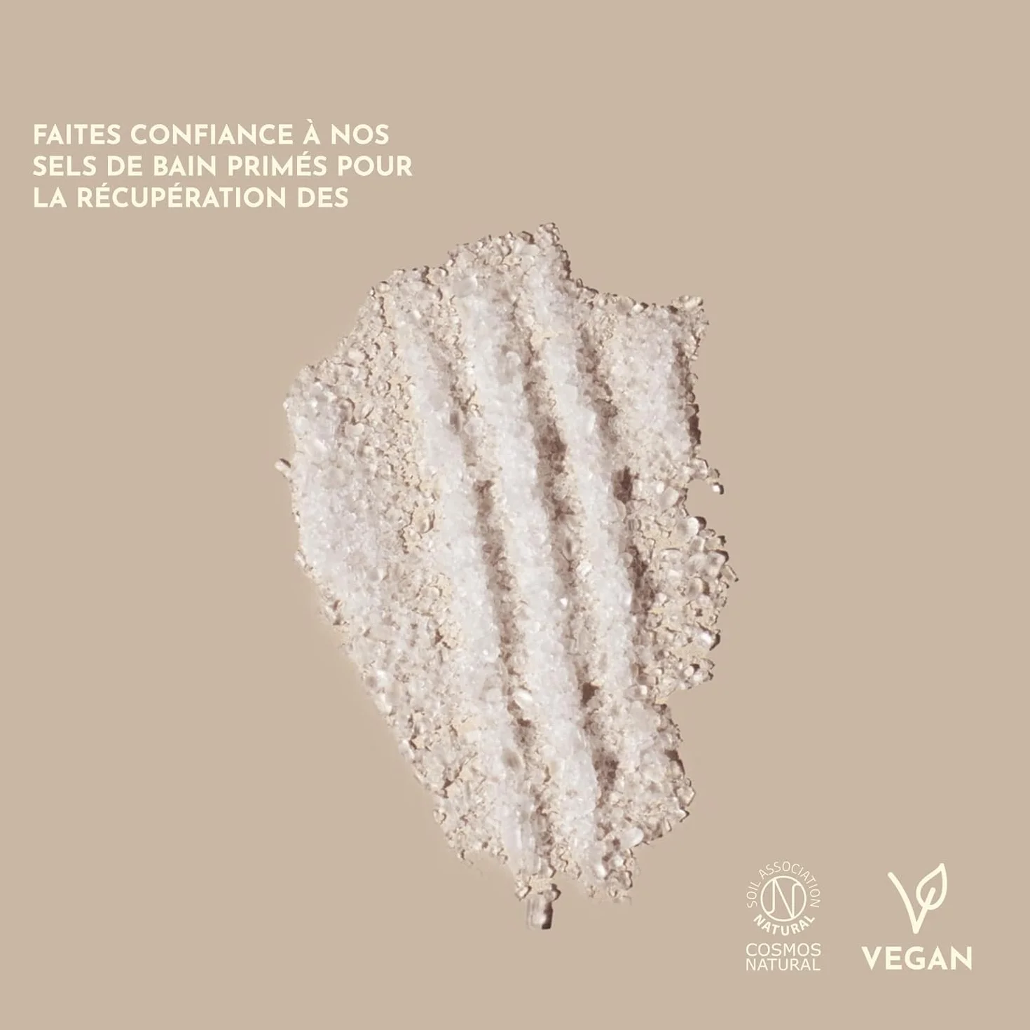 WholyMe Sel de Bain 1 kg Sels d'Epsom Récupération Musculaire et Articulaire Arnica Encens Huile Essentielle d'Eucalyptus