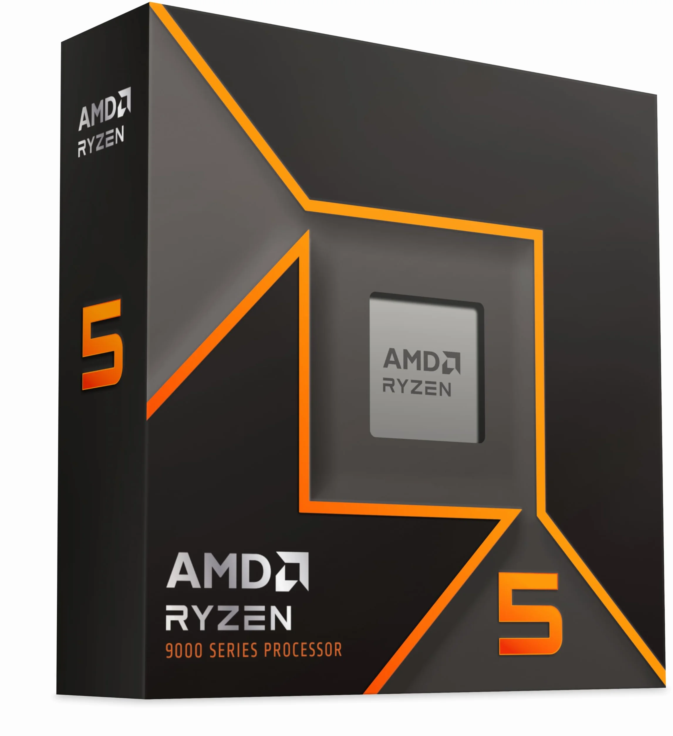 AMD Ryzen 5 9600X Processeur 6 Cœurs 12 Threads 65W TDP Socket AM5 Cache 38Mo 5.4 GHz Boost Sans Ventilateur