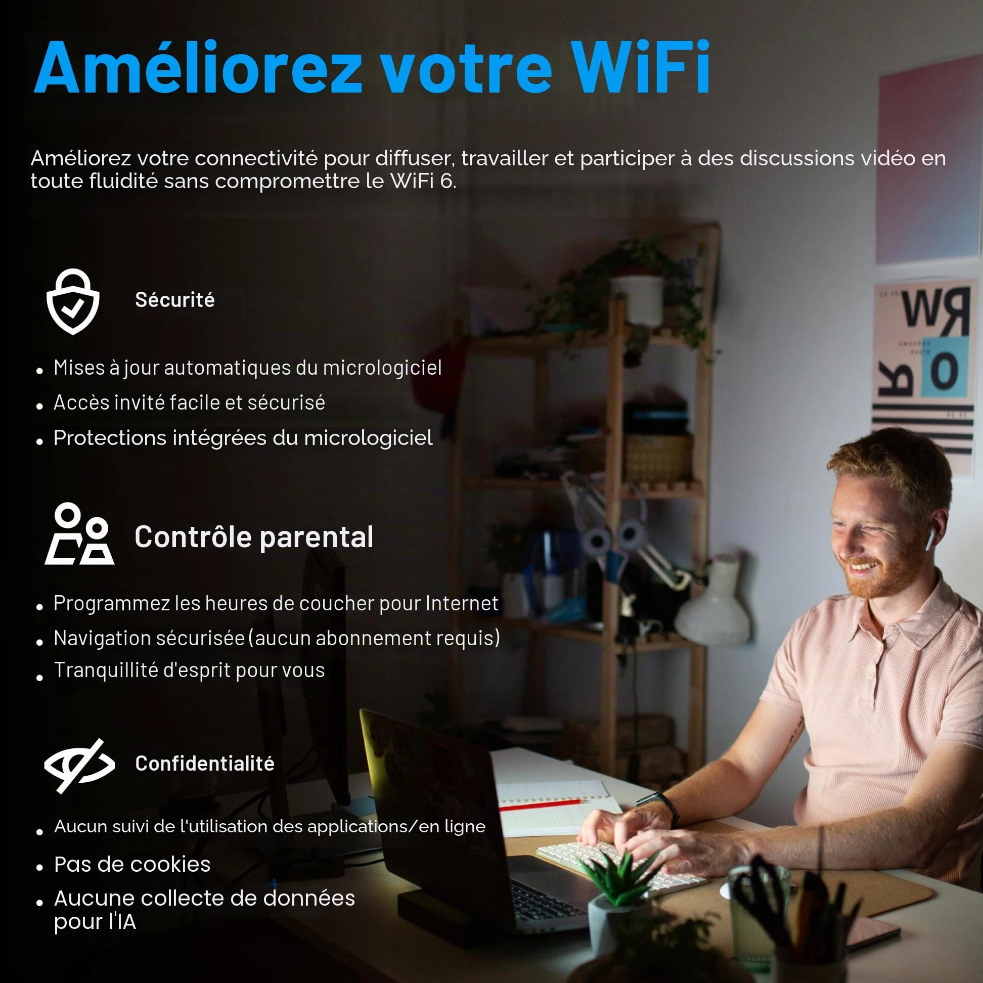 Linksys Velop Micro Mesh WiFi 6 nœuds supplémentaires Amplificateur et répéteur WLAN Double Bande, jusqu'à 139 m² - Plus de Vitesse pour + 150 appareils - Étend Le réseau Linksys, Lot de 1
