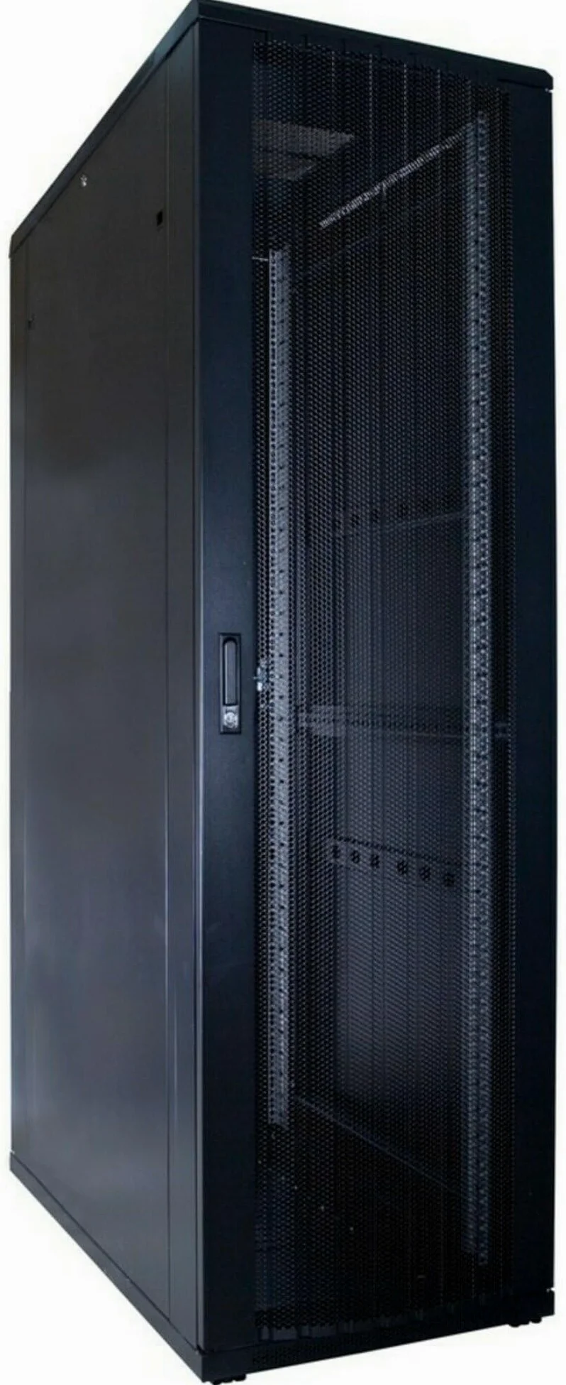 Baie de Serveur 42U avec Porte perforée 600x1200x2000mm (LXPXH) - Noir