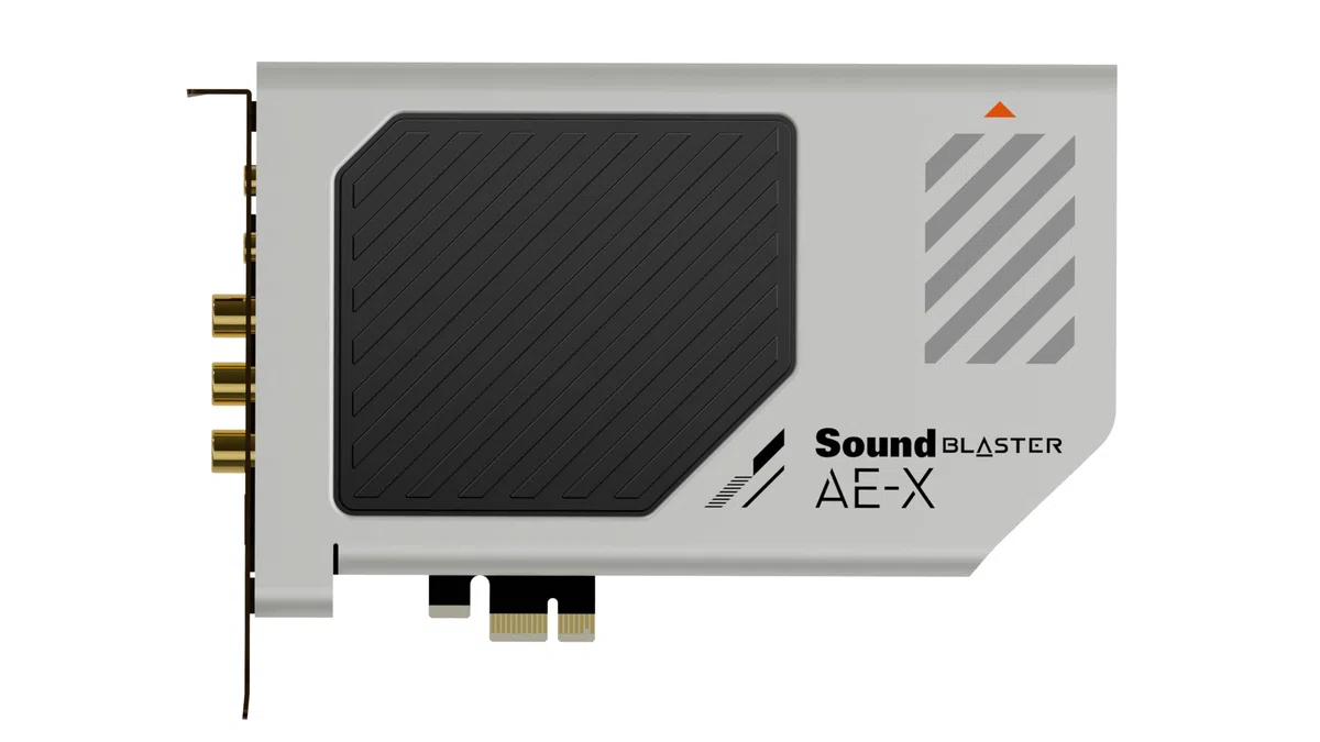 Creative Sound Blaster AE-X Carte Son PCIe DAC Haute résolution avec amplificateur Casque Discret et AutoEq pour PC