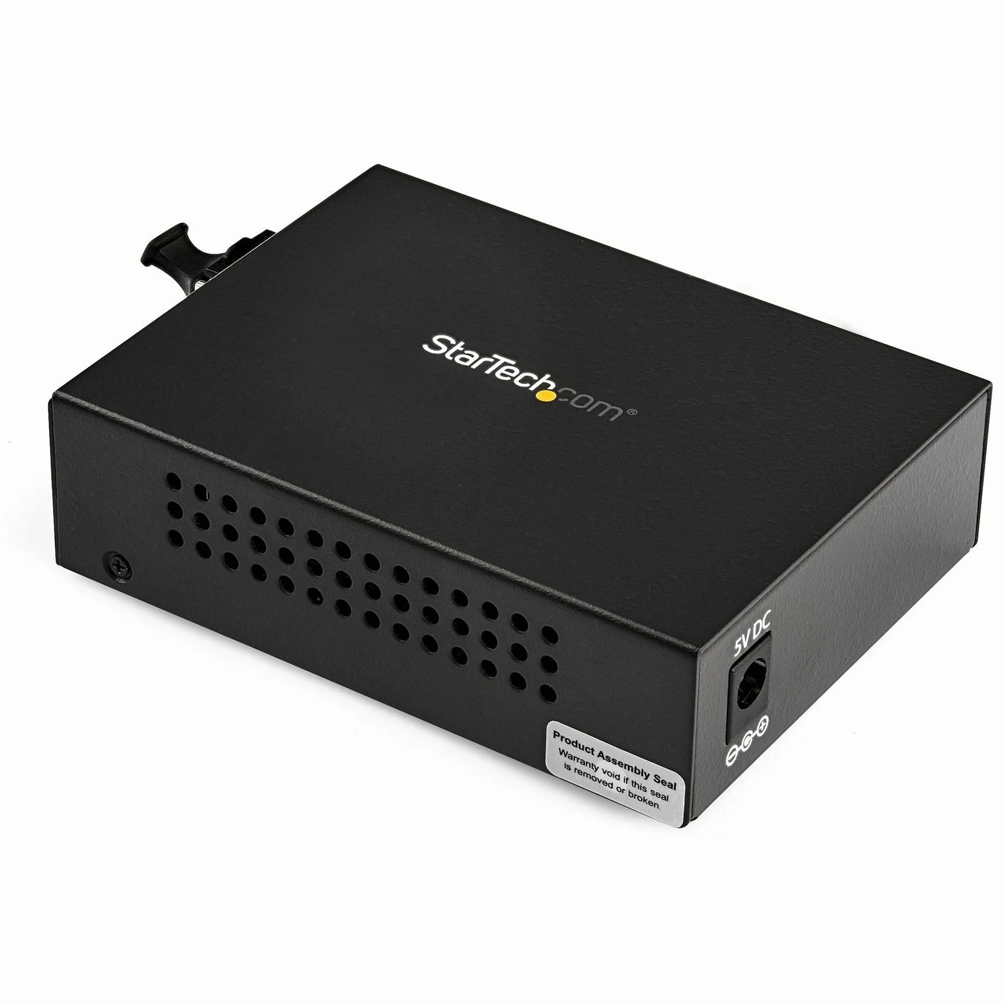 StarTech Convertisseur Fibre Multimode LC, 550m, Gigabit (MCM1110MMLC) | Media, 10/100/1000, 850nm, SFP inclus, Full duplex, Montage mural, Indicateurs LED