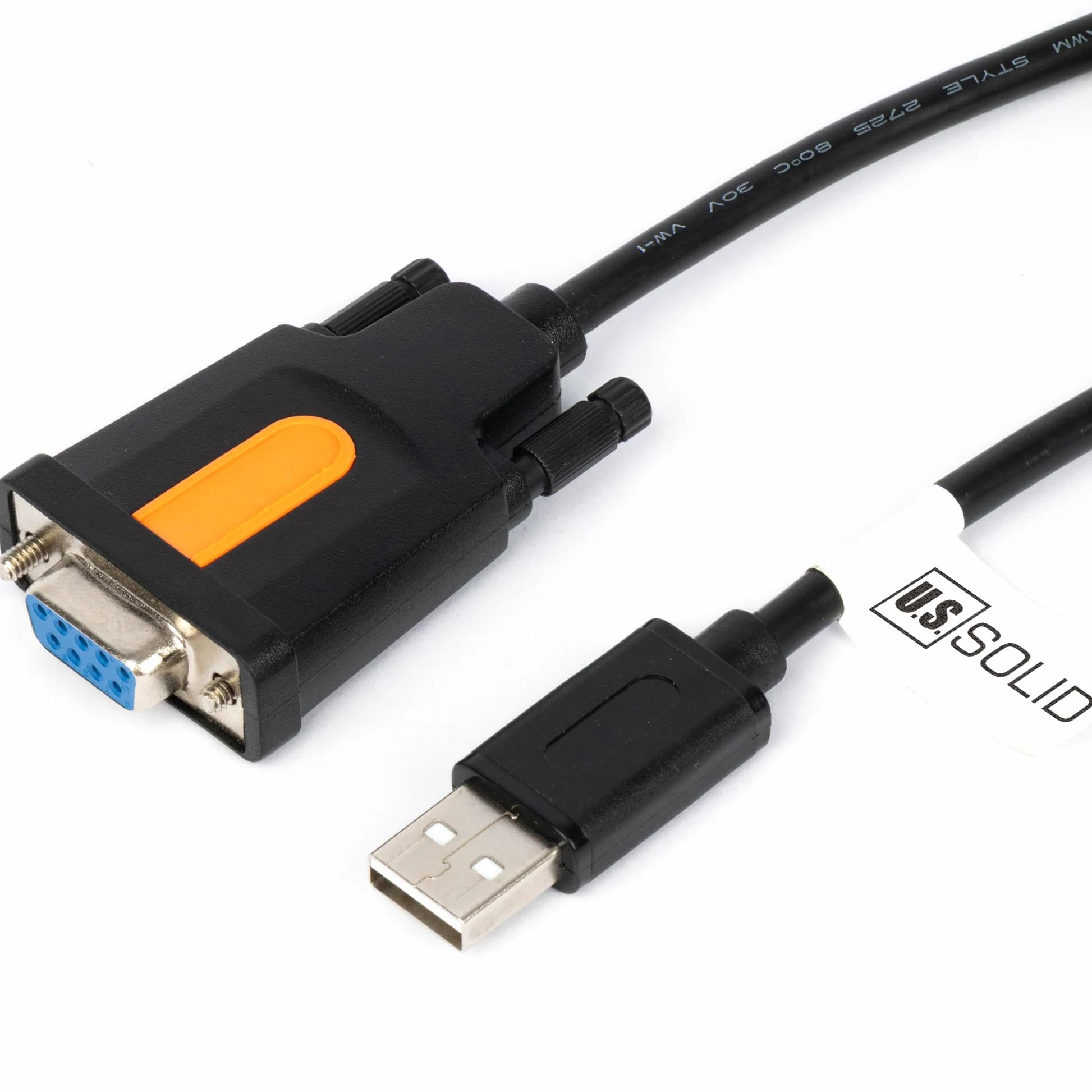 Câble USB vers RS232 DB9 femelle avec chipset FTDI pour équipements U.S. Solid Windows 11, 10, 8.1, 8, 7, Vista, XP, 2000, Linux et Mac OS 1,5 m
