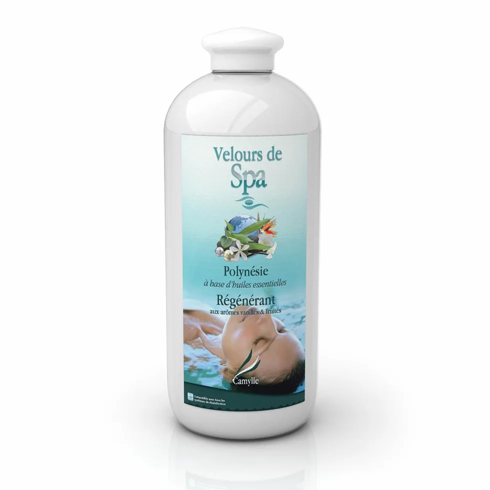 Camylle Velours de Spa Polynésie 100% Huiles Essentielles 1000ml