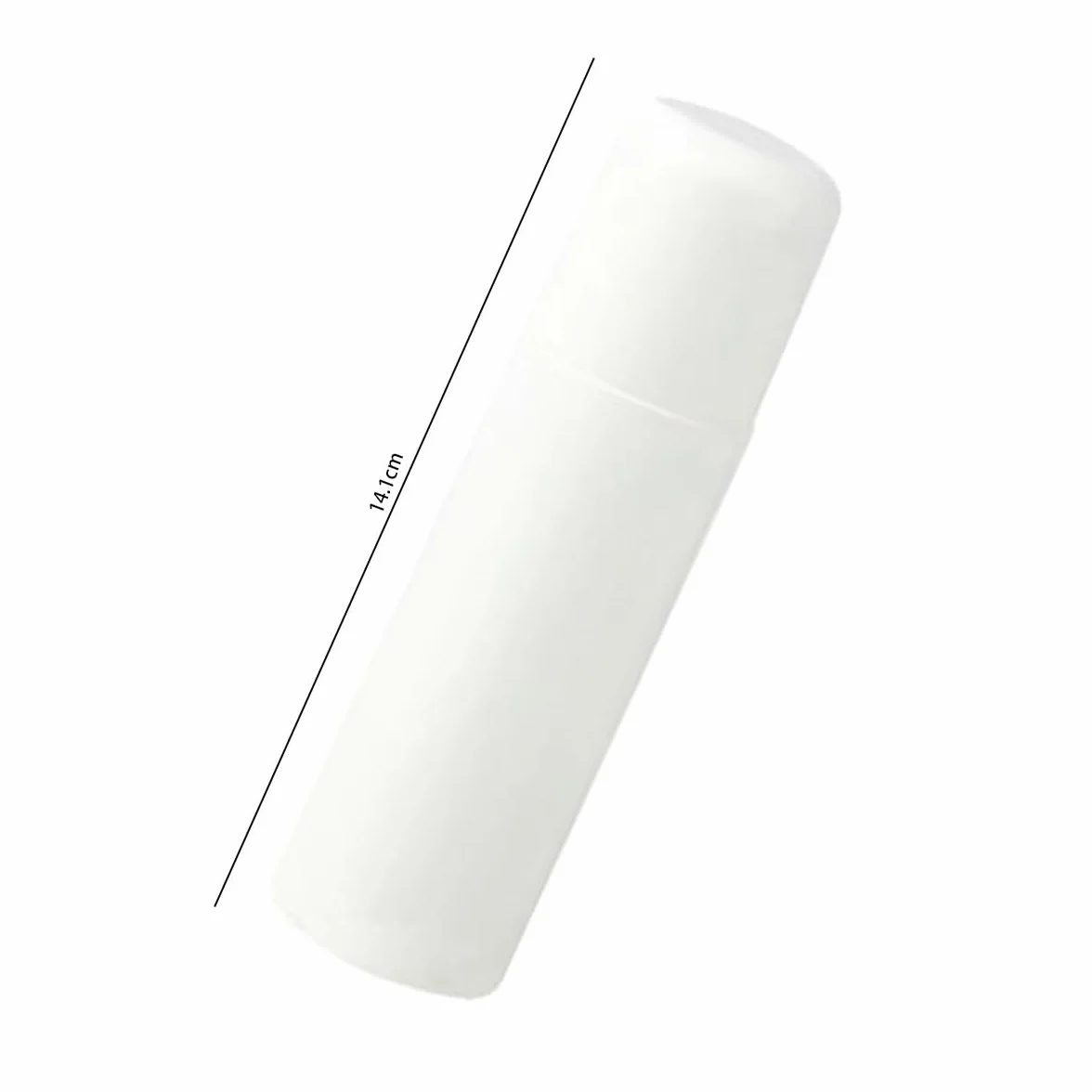 Ticha Lot de 6 flacons roll-on vides 100 ml plastique pour déodorants huiles essentielles