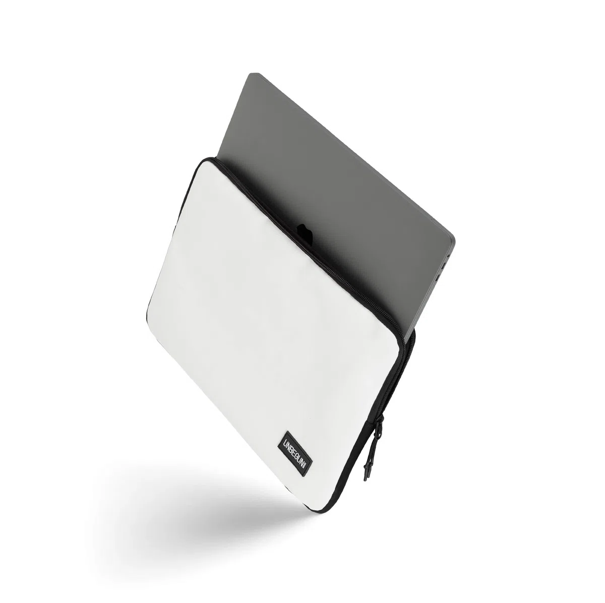 Coque pour MacBook Pro 13" en tissu upcycled (durable) - Housse pour ordinateur portable blanche pour MacBook Pro 13" (2018/2019/2020)