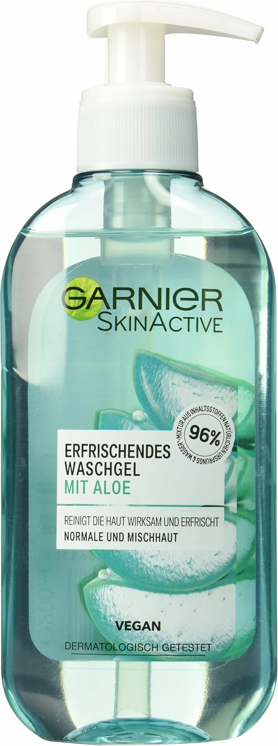 Garnier SkinActive Gel nettoyant à l'extrait d'aloe vera 200 ml