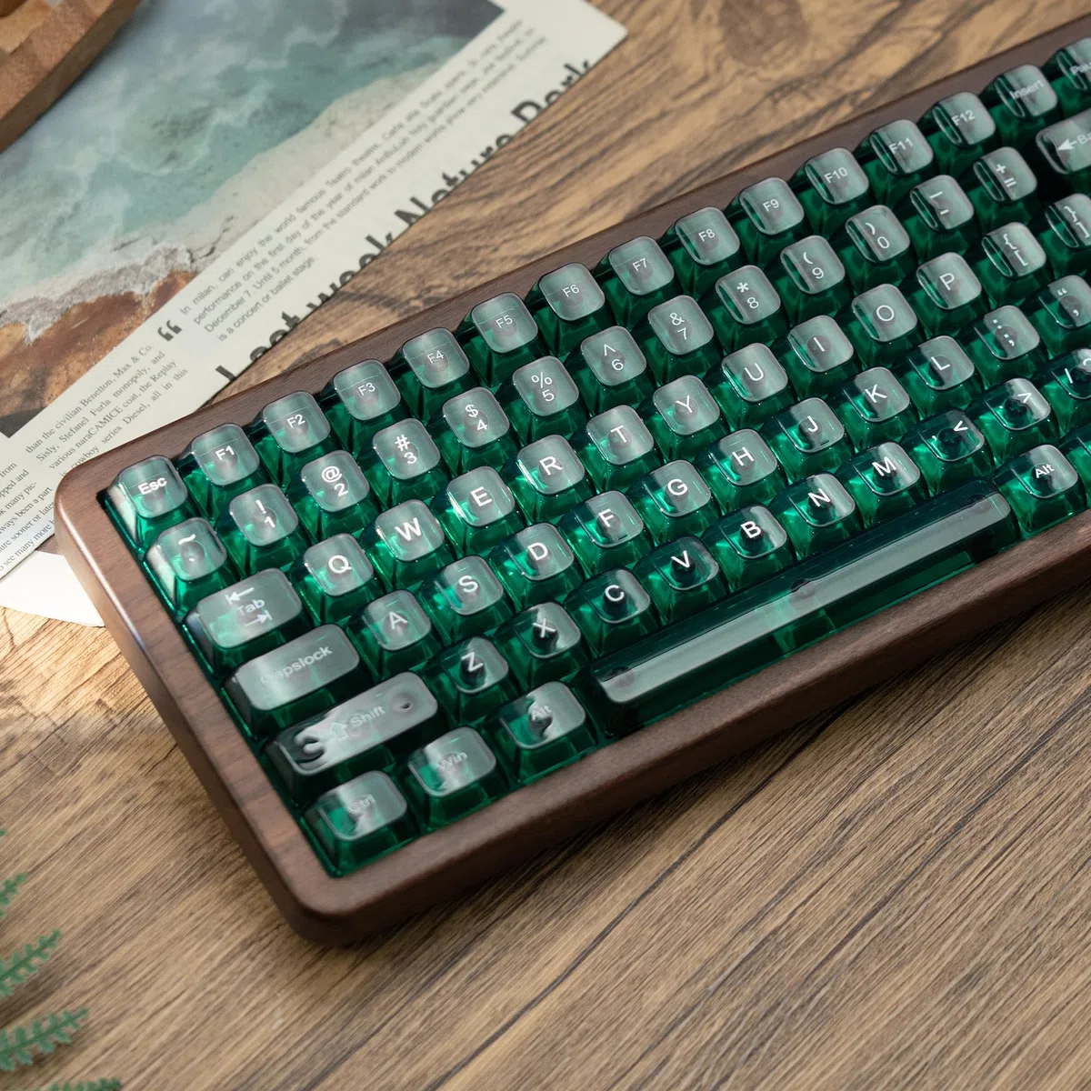 WD75 V2 Clavier mécanique en Bois 75% Tri-Mode, Via