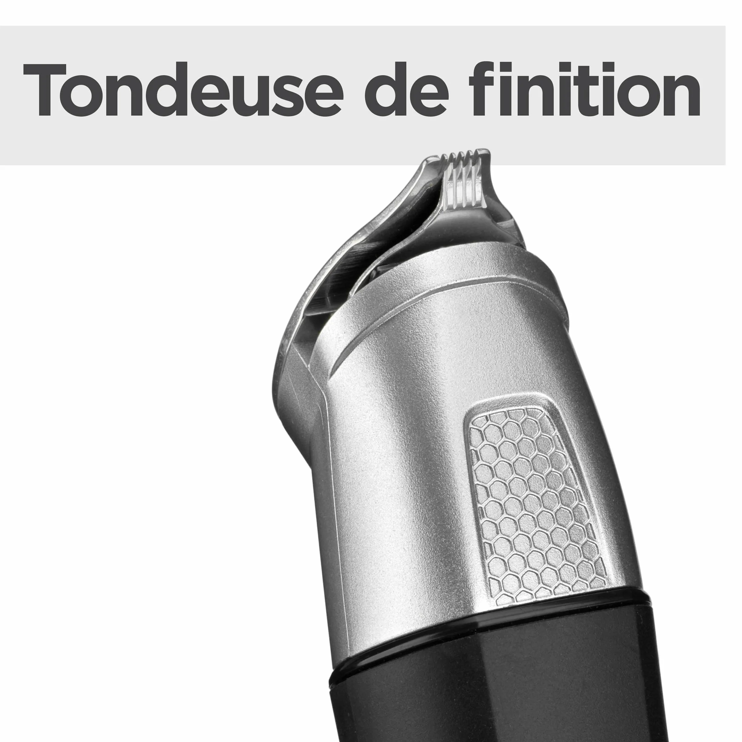 BaByliss Tondeuse Multi-usages Lithium Power 11-in-1 - Kit complet sans fil, barbe, cheveux, nez, oreilles, sourcils, Waterproof, Noir/Gris, MT812E