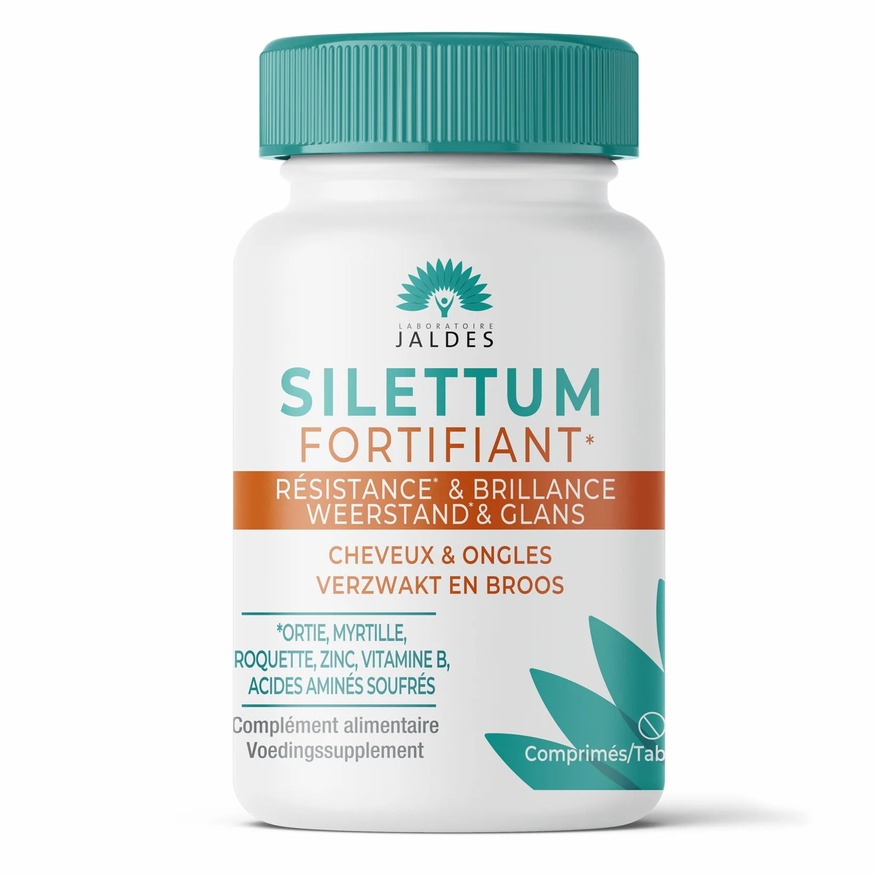 SILETTUM Fortifiant Pack Eco 180 Comprimés pour Cheveux et Ongles Forts