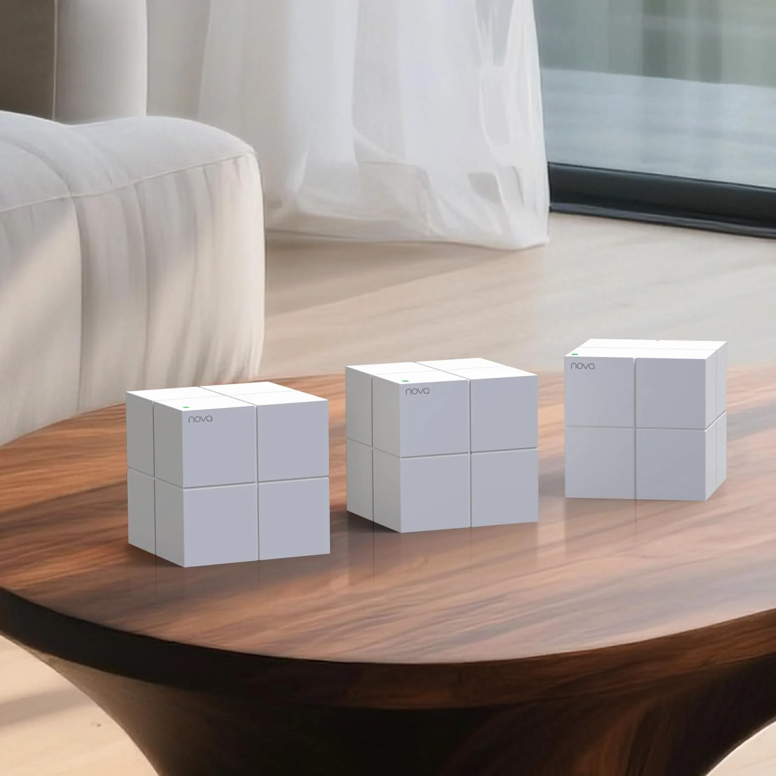 Tenda Nova MW6 WiFi Mesh AC 1200Mbps 300㎡ Coverage (3 Pack) Whole Home System