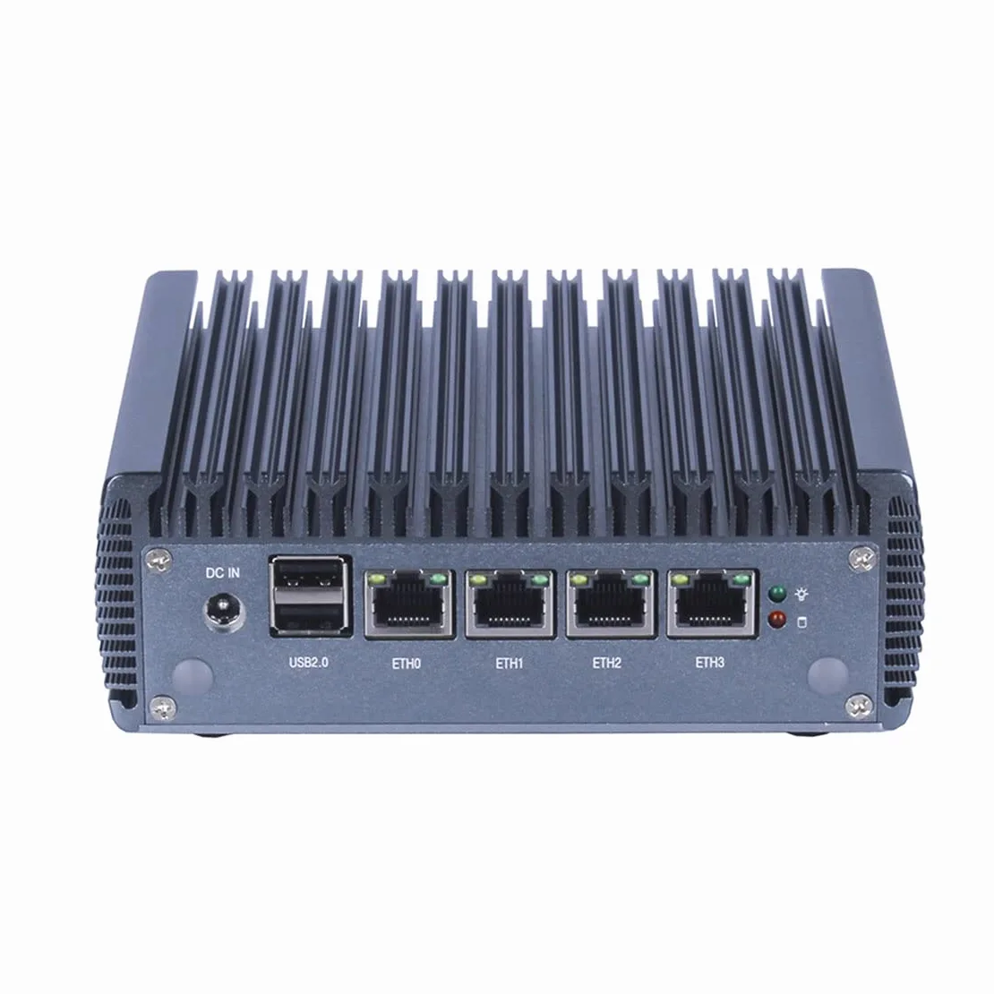 Celeron J4125 Quad Core Firewall Micro Appliance, Mini PC, Nano PC, Router PC, 4 RJ45 2.5GBE NIC AES-NI Compatible with Pfsense OPNsense