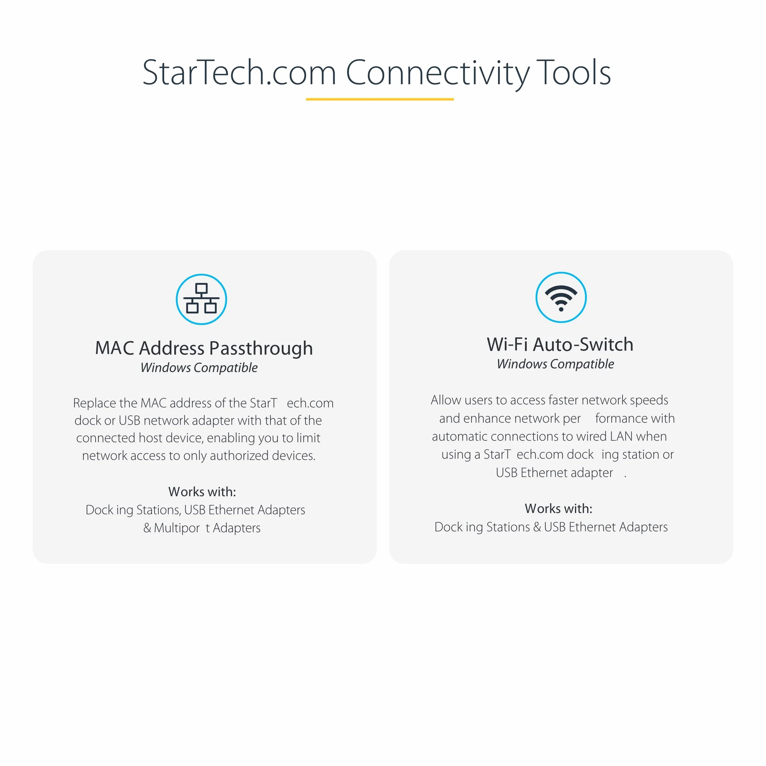 StarTech.com Adaptateur USB-C vers Ethernet Gigabit RJ45 - 10/100/1000 Mbps, Puce ASIX AX88179A, USB 3.0, Câble 30 cm, Win/MacOS/Linux