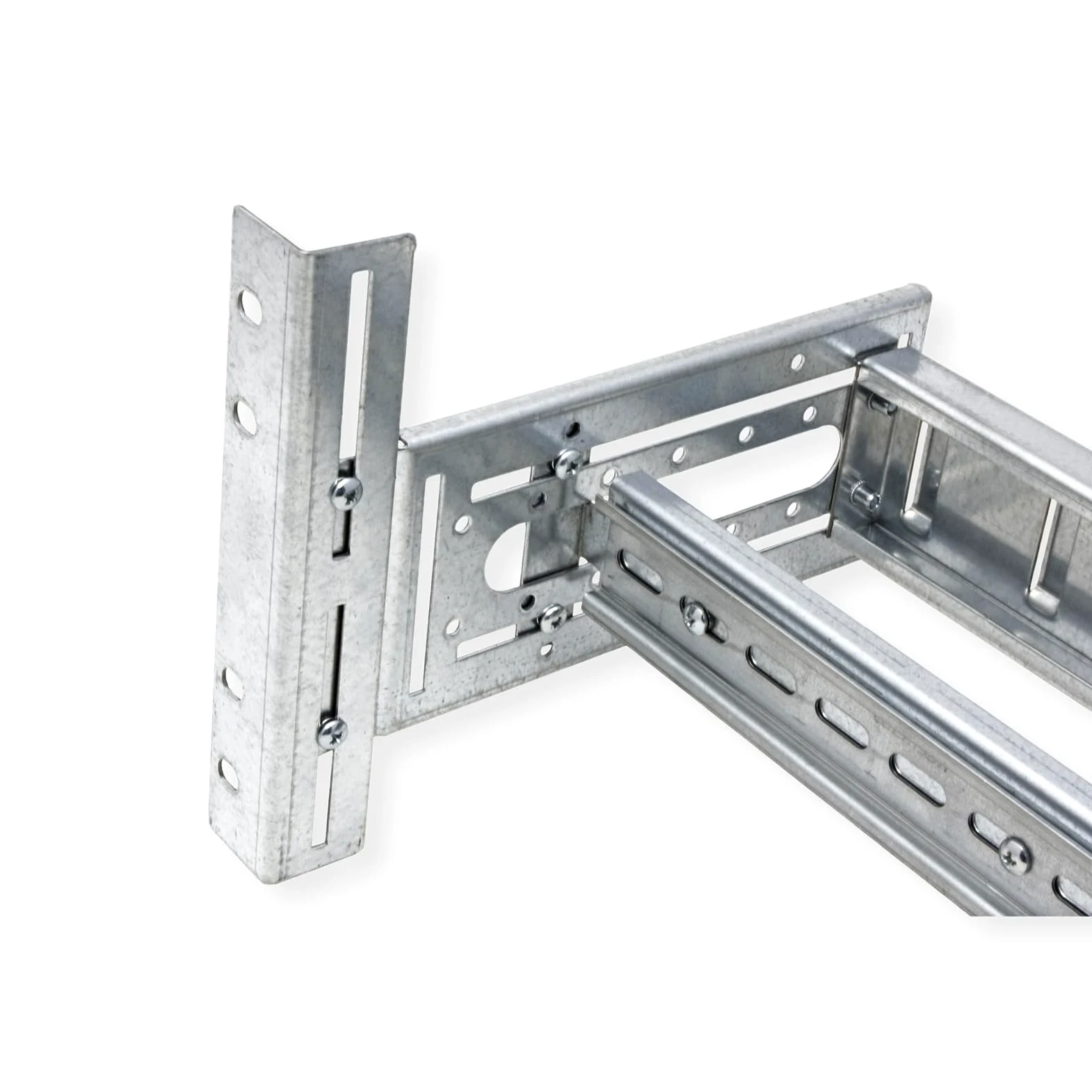 ROLINE Support pour Rail DIN 19 Pouces 4 U, 175 x 483 x 215 H x L x P