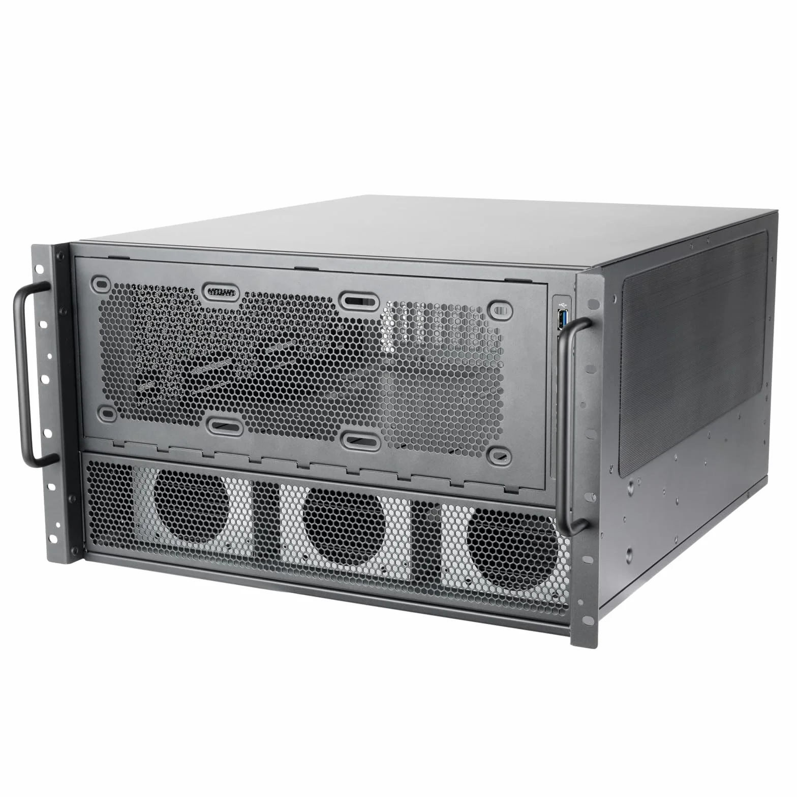 Silverstone SST-RM600 Schwarz 6 Höheneinheiten Gehäuse ATX