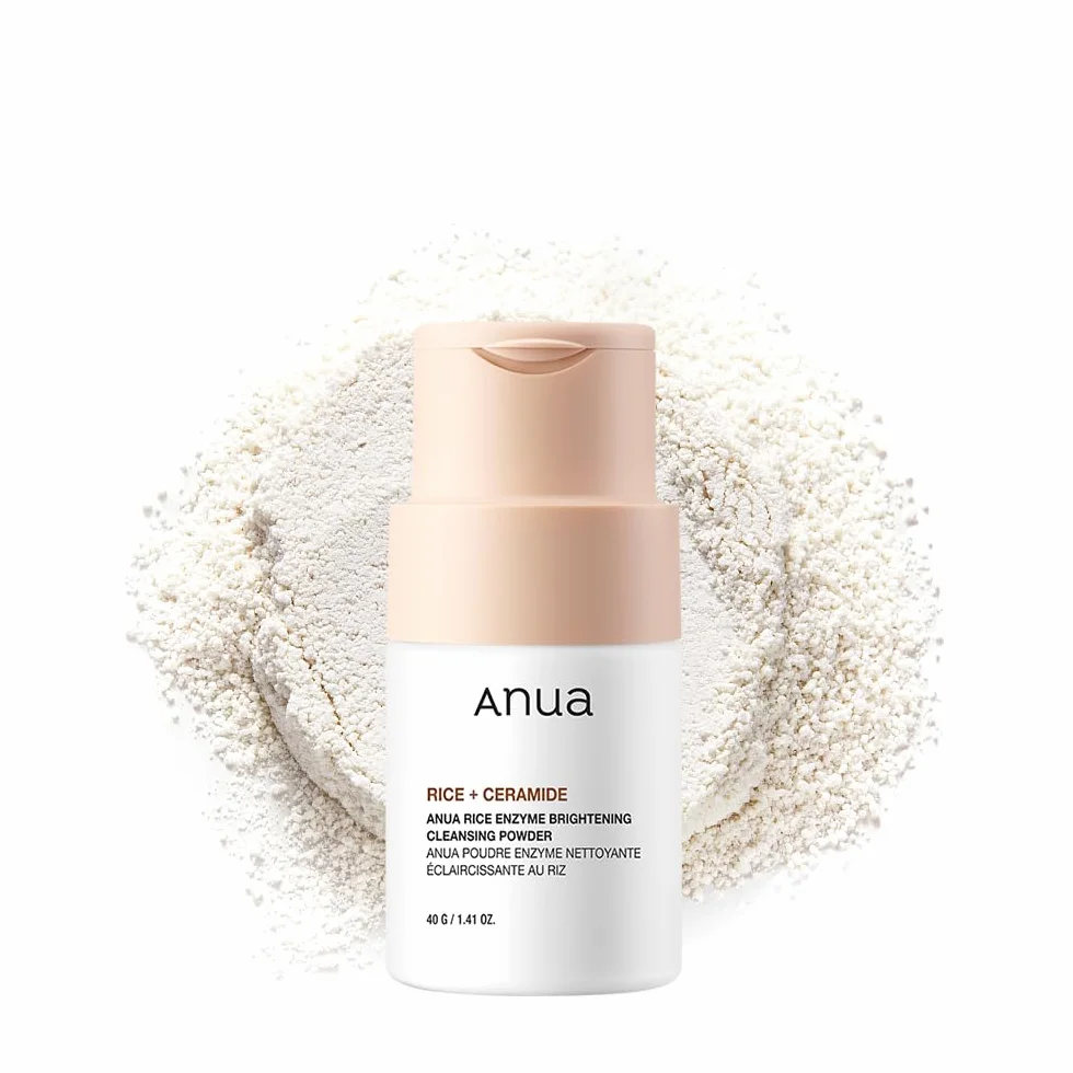 Anua Nettoyant Visage Enzyme de Riz – Poudre Nettoyante Exfoliante Douce, Peau Sensible, 40g