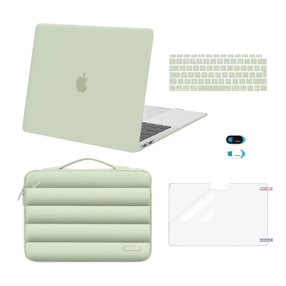 MOSISO Coque Compatible avec MacBook Air 13 Pouces M1 2021 2020 2019 2018