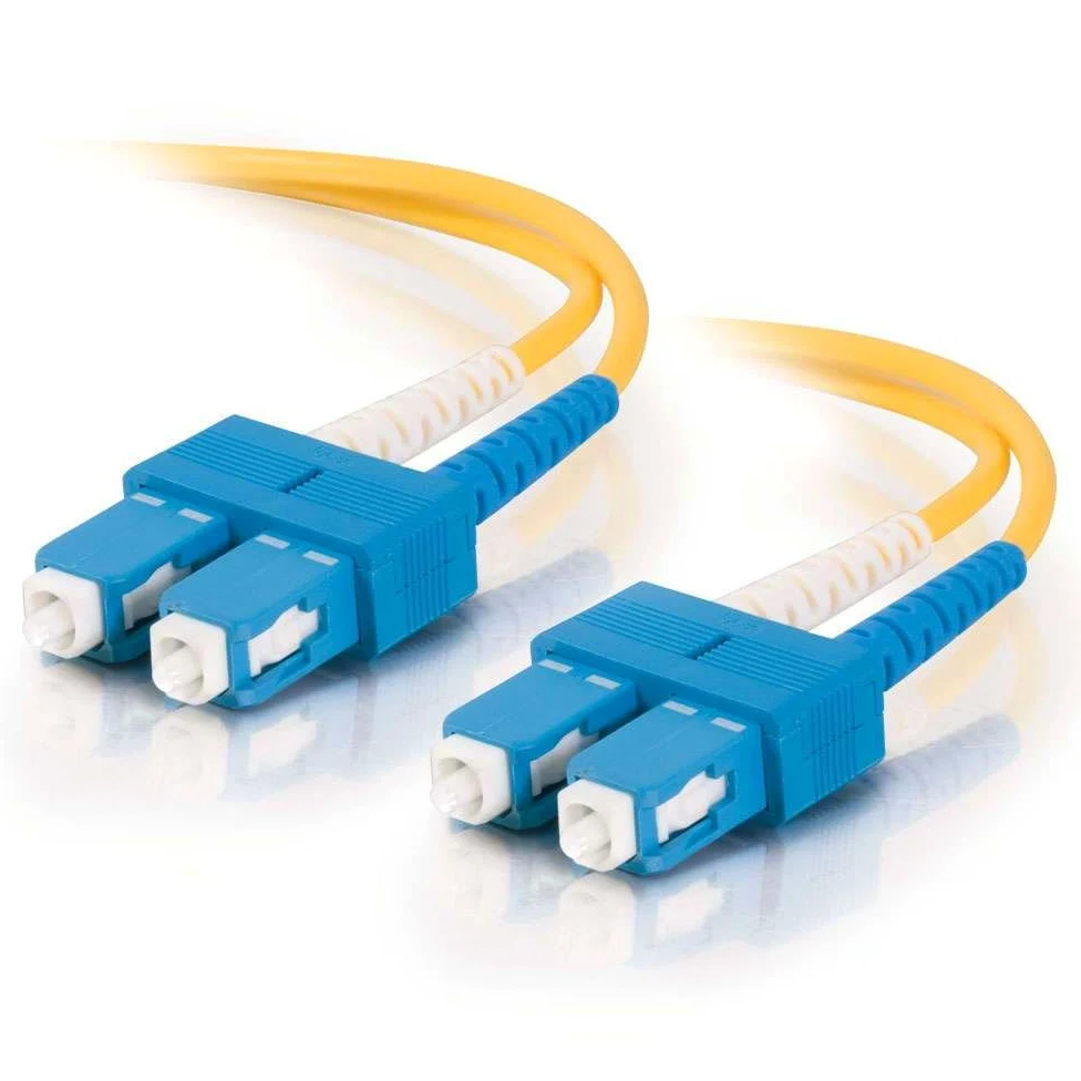 C2G 85568 Câble fibre optique SC/SC LSZH Duplex 9/125 SM 1 m Multicolore