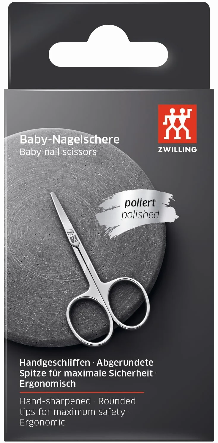 ZWILLING Ciseaux à ongles bébés enfants lame incurvée 85 mm