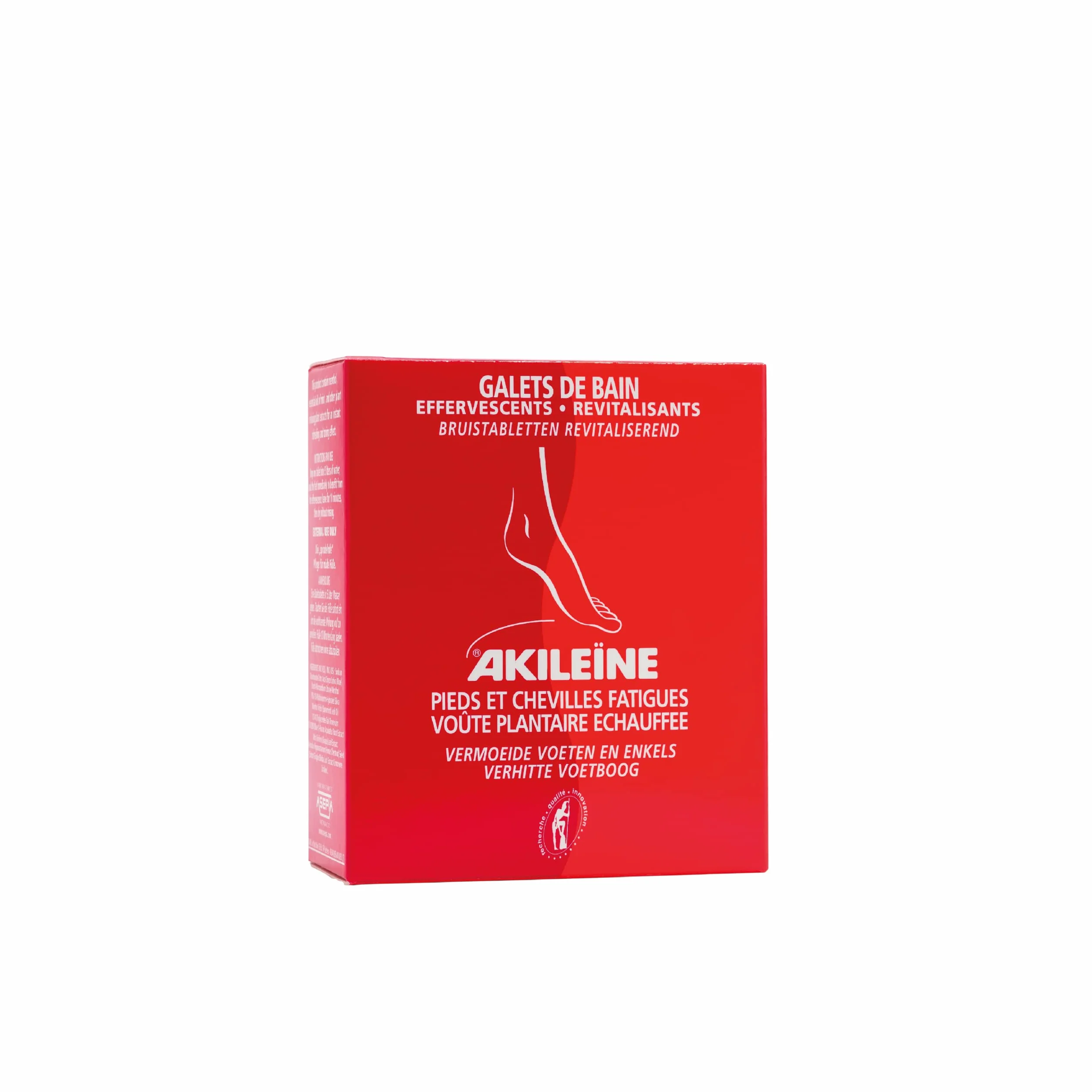 AKILEÏNE® Galets de Bain Effervescents Revitalisants 6x20g
