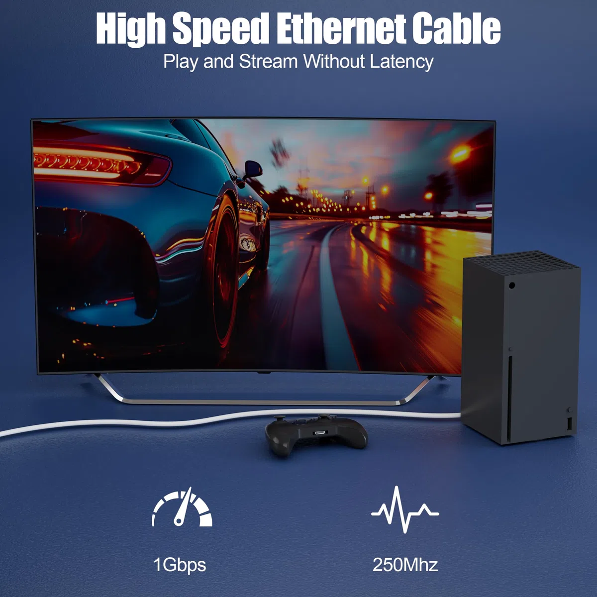 Câble Ethernet Cat 6 de 100 m (20 RJ45), pour extérieur et intérieur, câble Ethernet blindé Cat 6 à enfouissement direct, robuste 23 AWG, imperméable, résistant aux UV, câbles Internet, Cat6 de 100 m