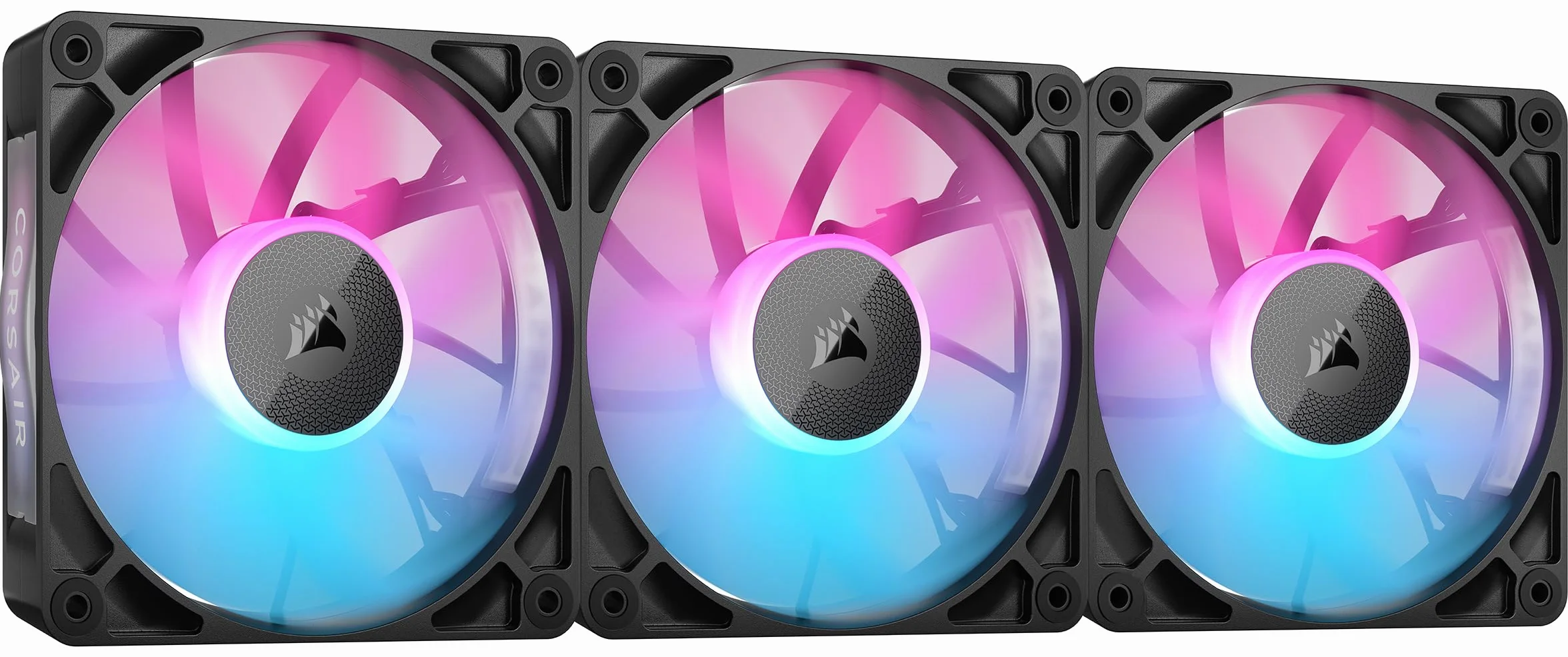 CORSAIR iCUE LINK RX120 RGB 120mm Ventilateurs PWM Triple Pack Noir