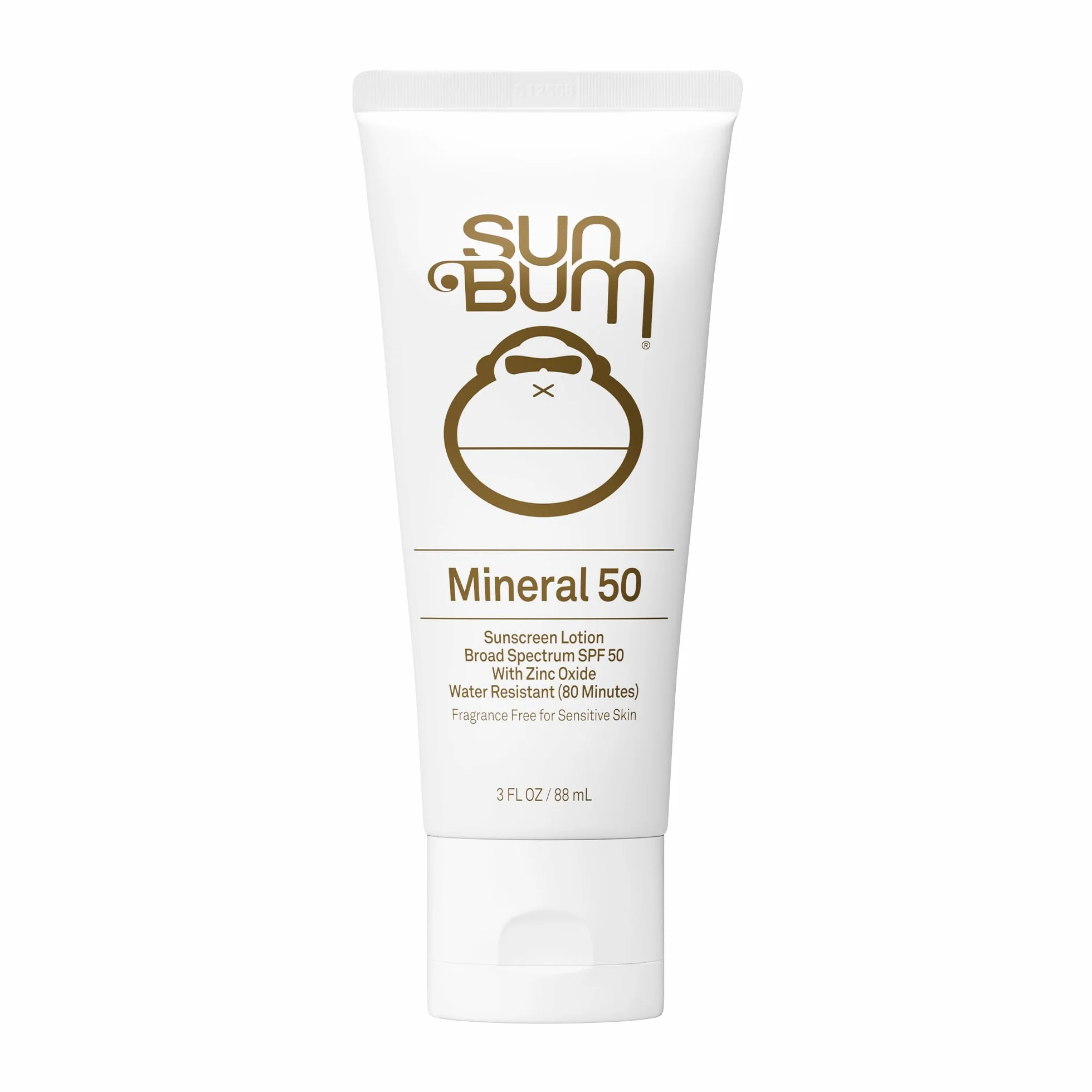Sun Bum Crème solaire minérale SPF 50 85 g large spectre UVA UVB végétalienne adaptée récifs