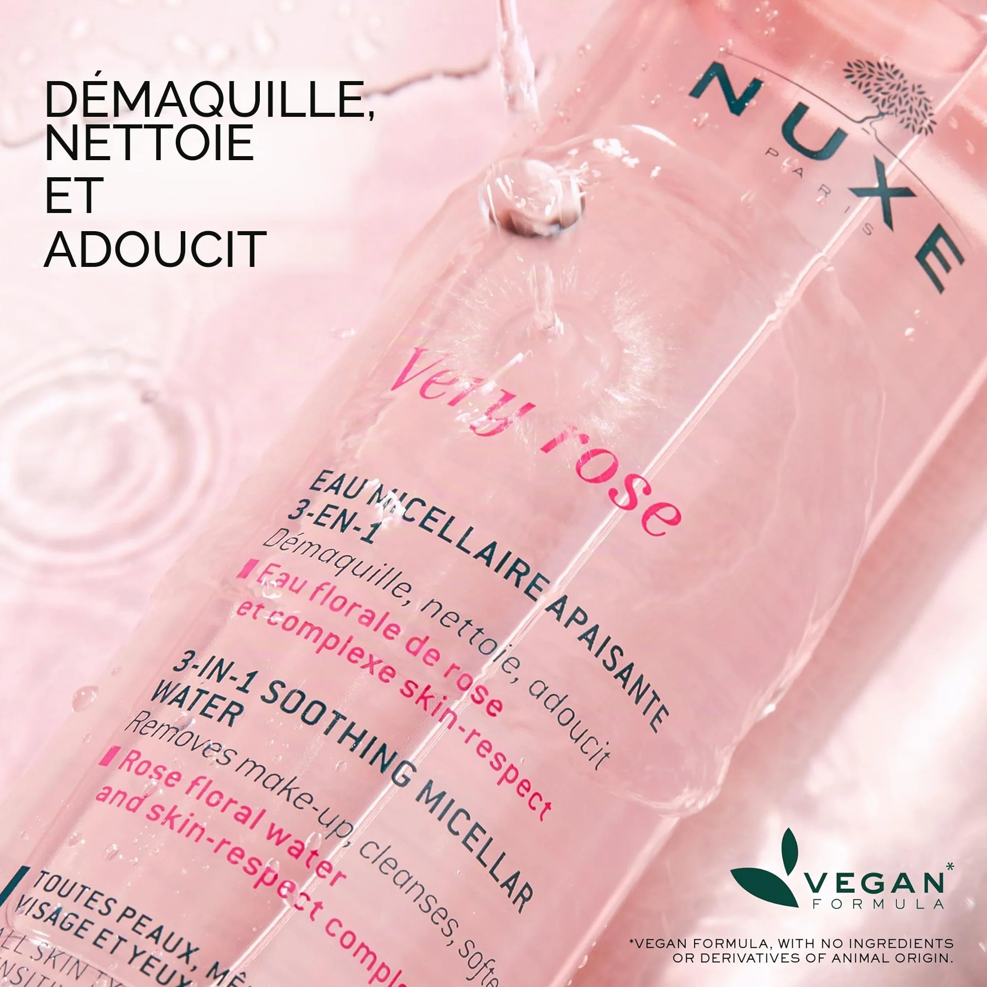 Nuxe Very Rose Eau micellaire Apaisante Nettoyante 400ml