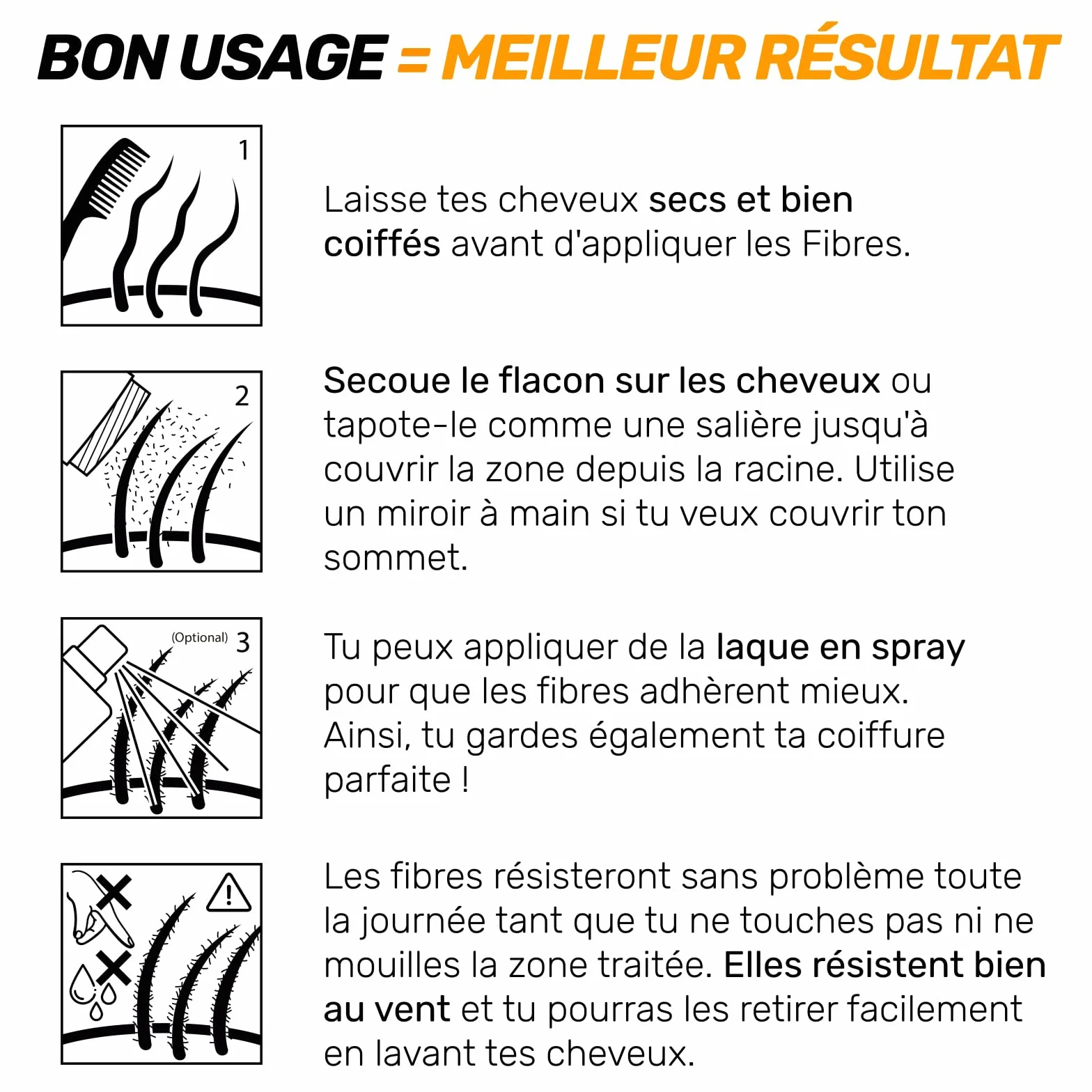 Maxter FIBRE CAPILLAIRE Châtain Foncé - Poudre Cheveux Microfibre Densité Volume