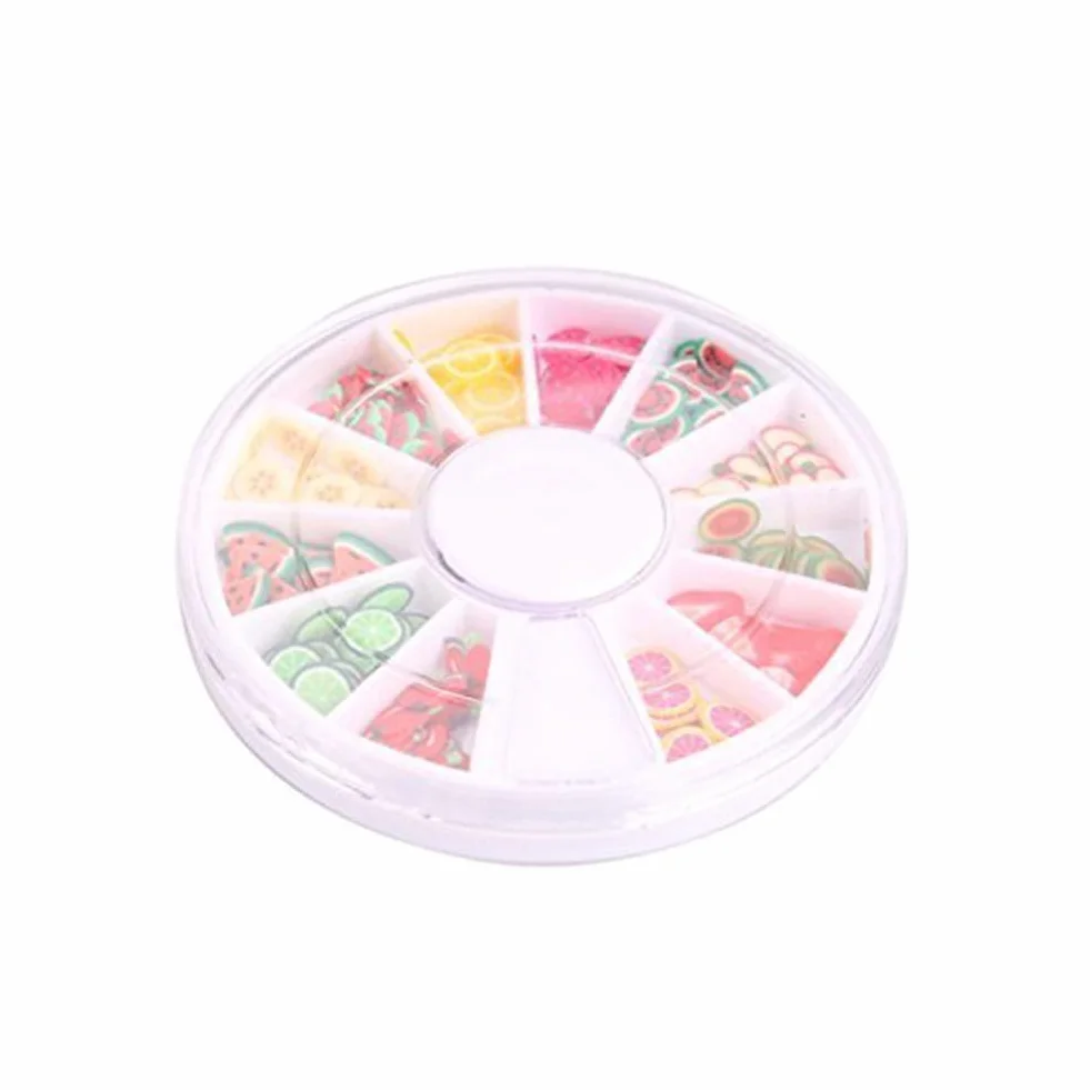 Fruit Slice Nail Art Décoration Ongles Fruits Frais Polymère Pâte De Fruits 12 Motif