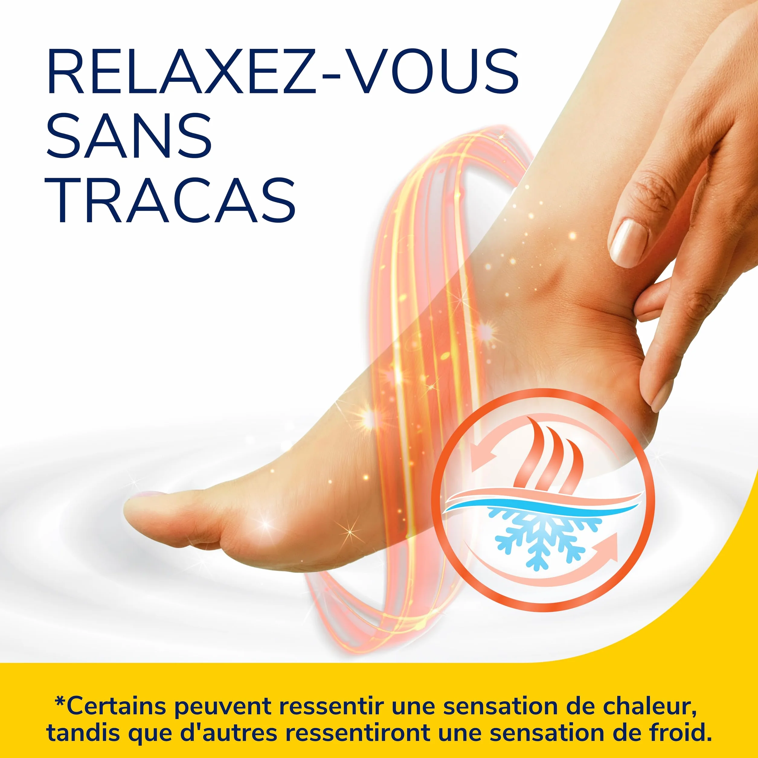 Dr. Scholl's Masque Pieds Apaisant Revitalisant Chaussettes Hydratantes Sels d'Epsom Menthol Beurre de Karité Lavande