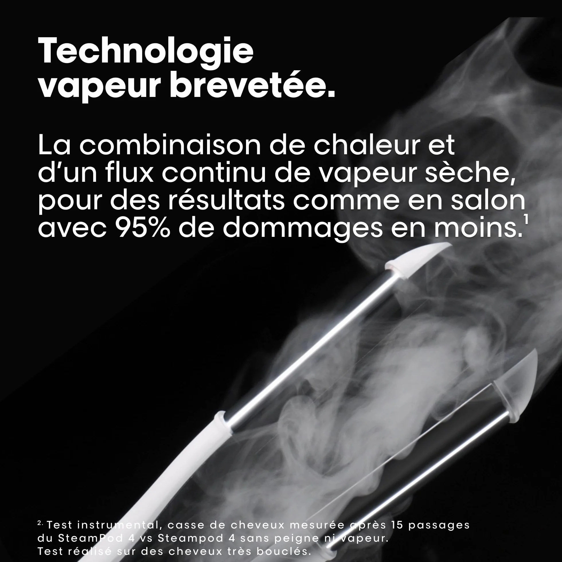 L'Oréal Professionnel STEAMPOD 4 Lisseur Boucleur Vapeur Technologie Vapeur Brevetée 3 Températures
