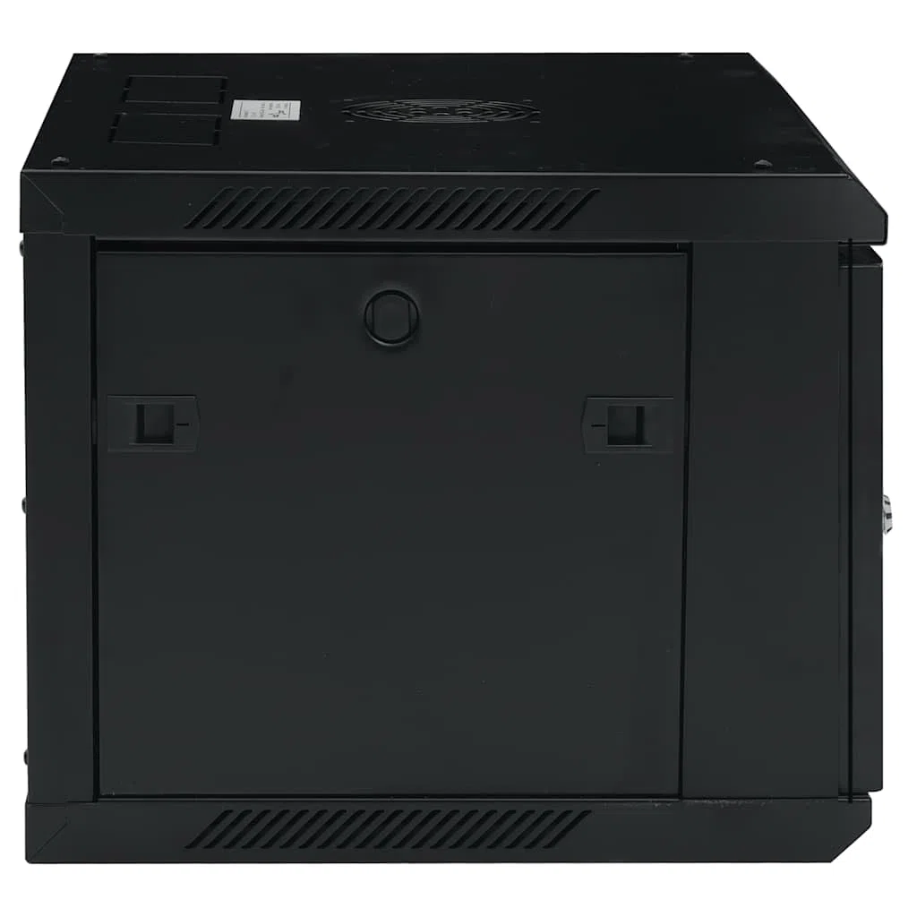 Coffret de réseau Mural 6U 19" IP20 600x450x350 mm, Armoire de Brassage en Acier laminé à Froid pour routeur et Modem Fibre, Baie de données avec Porte verrouillable et Panneaux