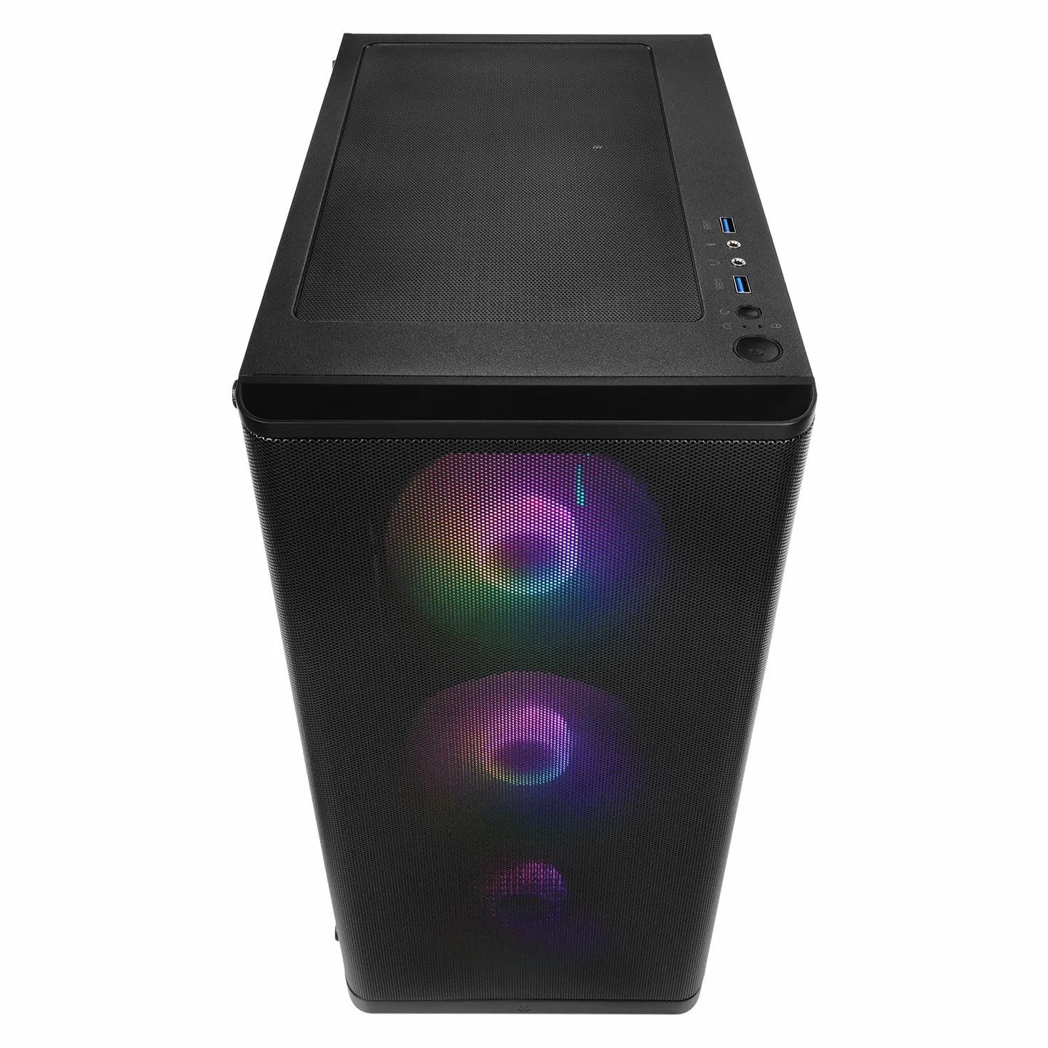 PC de jeu complet AMD 5700X, NVIDIA RTX 5060 8 Go, RAM DDR4 32 Go, SSD M.2 1 To, Windows 11 Pro, écran gamer 27" 100 Hz, casque, clavier, souris, Wi-Fi