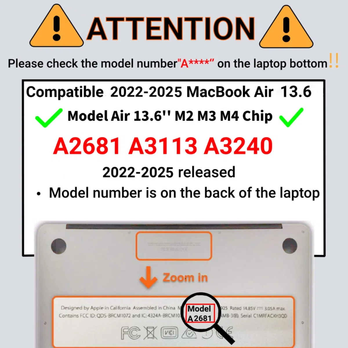 Étui Compatible avec M4 M3 M2 MacBook Air 13,6" 2025 2024 2023 2022 Modèle A3240 A3113 A2681 Touch ID, Plastique Étui Rigide & Sac & Couverture de Clavier, Coucher de Soleil Rouge