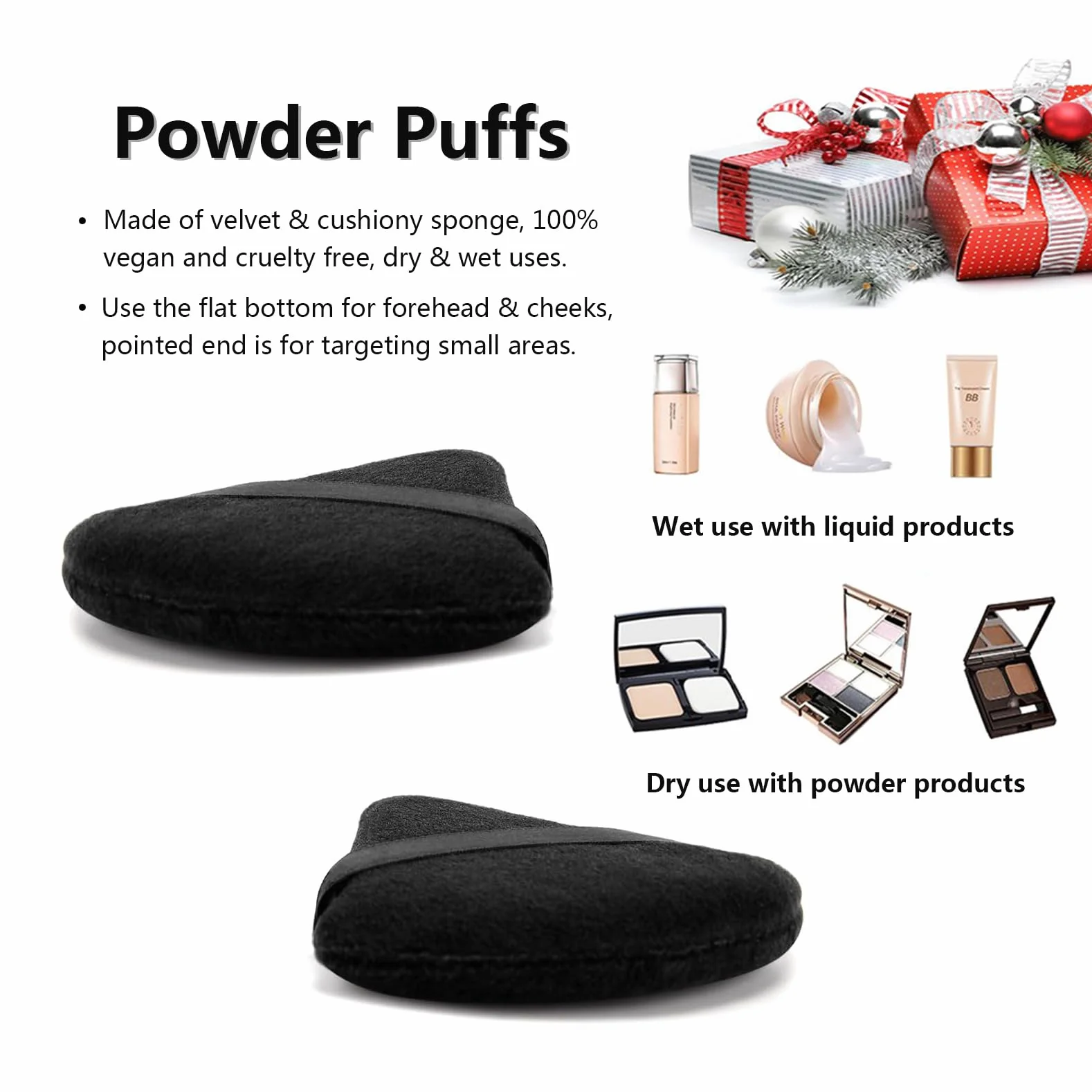 FITDON Pinceaux Maquillage 14 Pièces Pinceau Fond de Teint Blush Anti-cernes Fard à Paupières Poudre Houppettes