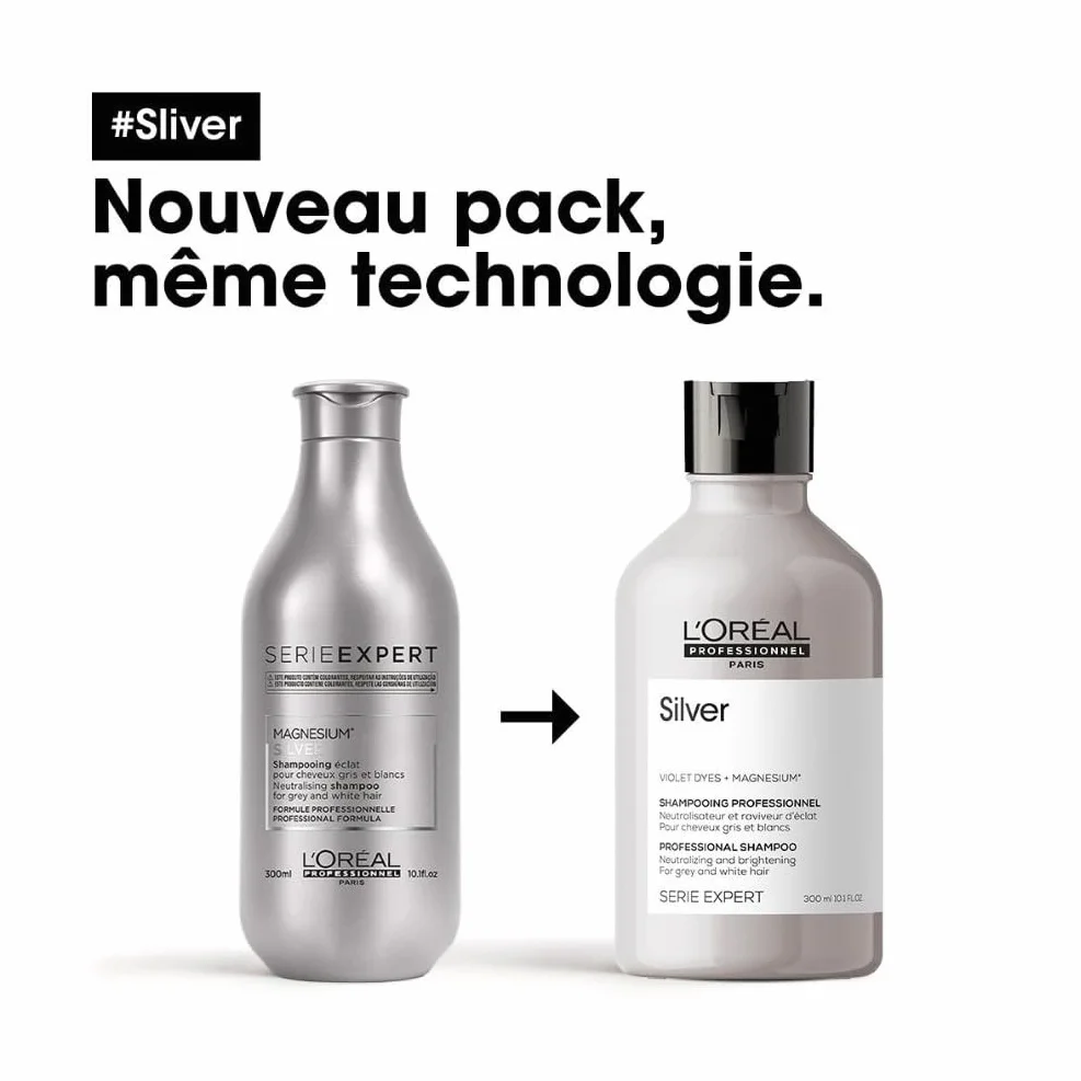 L'OREAL PROFESSIONNEL Shampoing Déjaunissant Silver 300 ml