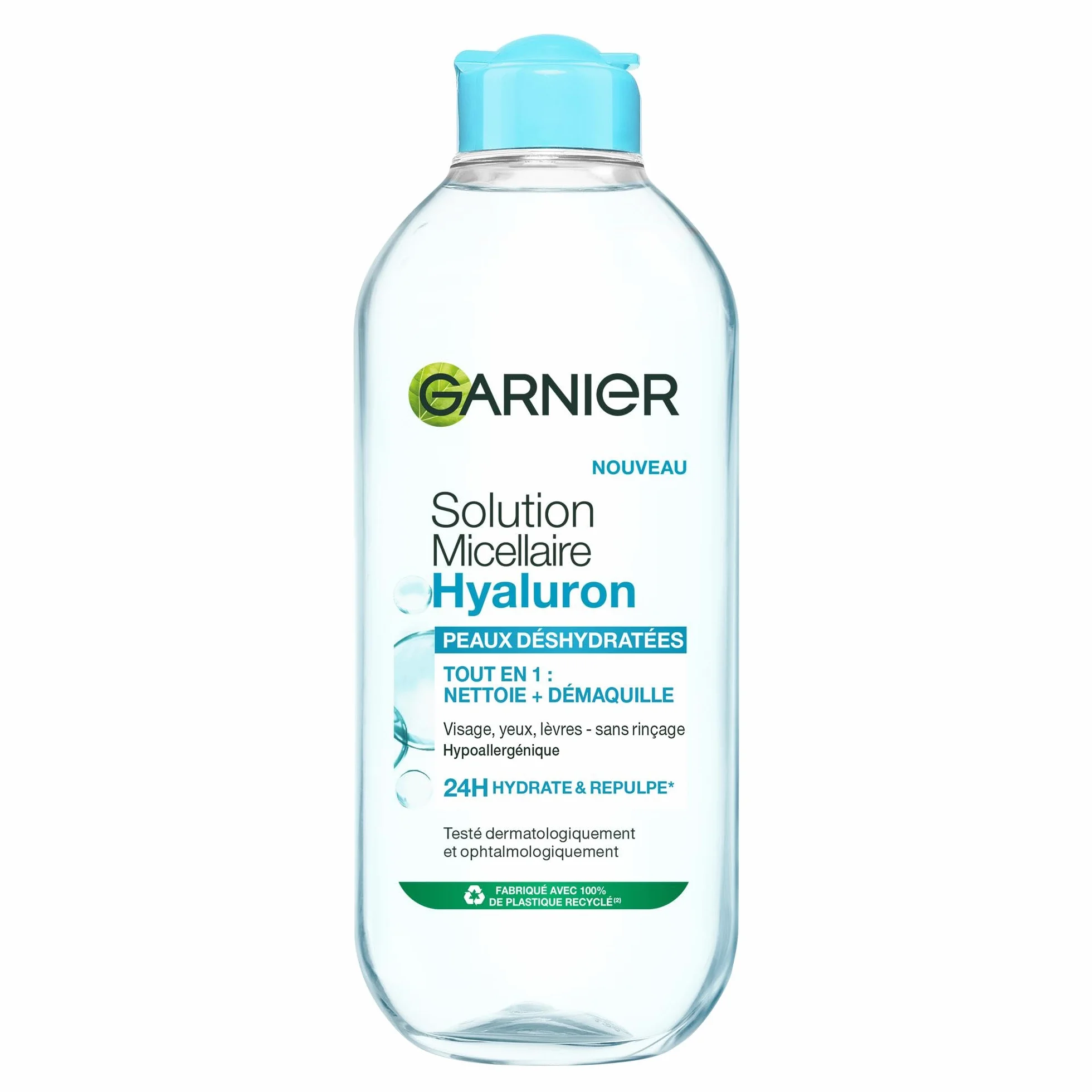 GARNIER Skin Active Solution Micellaire Tout-En-1 Micelles & Acide Hyaluronique 400 ml