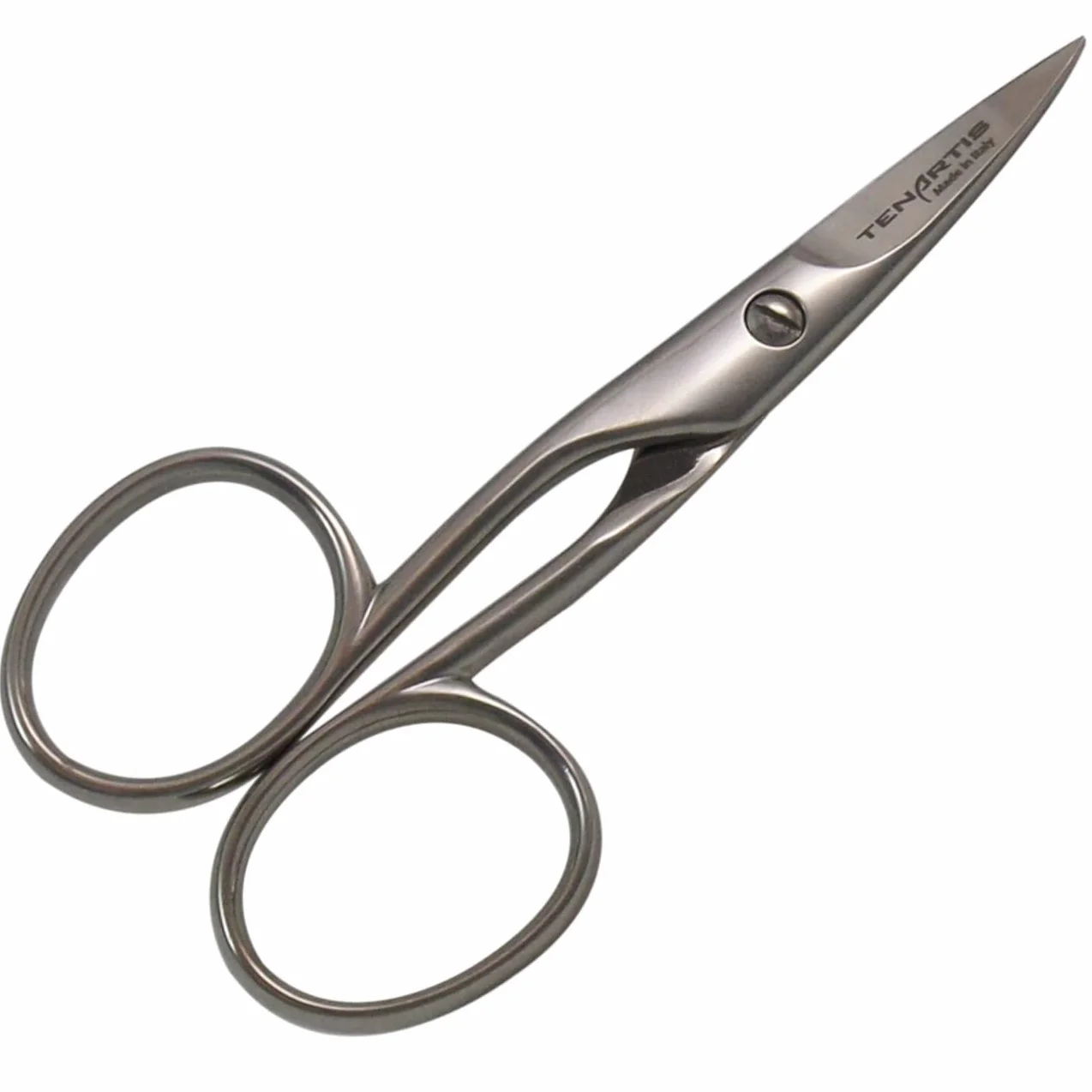 Tenartis 126 Ciseaux à Ongles pour Gaucher Lames Courbes Fabriqués en Italie