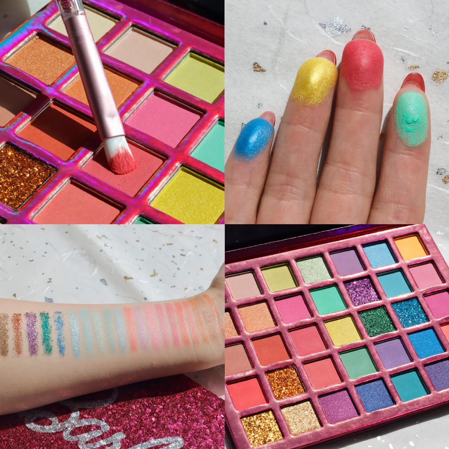 Barbie Palette Fards à Paupières 35 Couleurs avec 8 Pinceaux