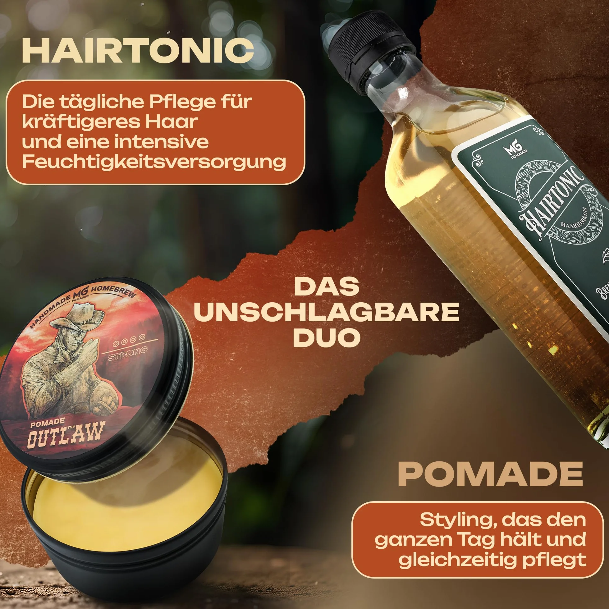 Hairtonic Lotion Capillaire à l’Ortie – Soin quotidien cuir chevelu & cheveux – Caféine, Aloe Vera, Panthénol – Sans rinçage