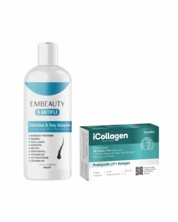 Kolajen Ve Keratin Saç Dökülmesine Karşı Hızlı Sac Uzatan Dolgunlaştırıcı Şampuan